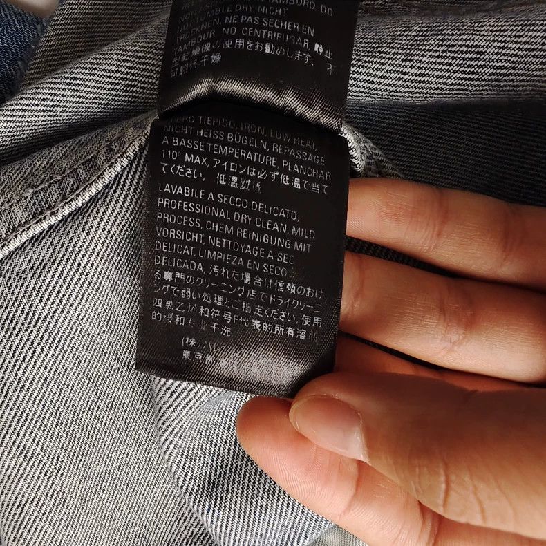 Balenciaga Balenciaga Denim Jacket Size US XXS / EU 40 - 5 Thumbnail