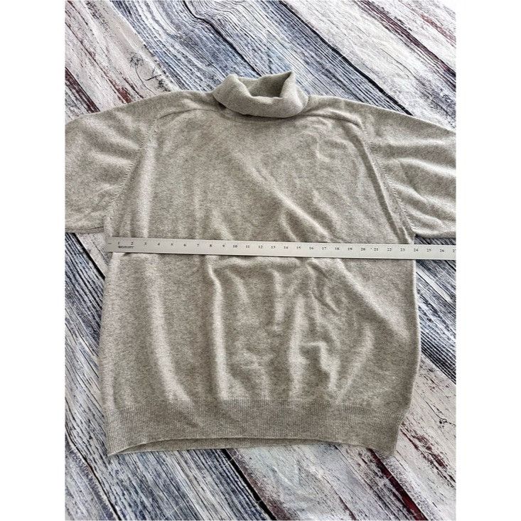 Other Daniel Bishop 100% Cashmere Classic Light Gray Turtleneck Sw Size XXL / US 16-18 / IT 52-54 - 6 Thumbnail