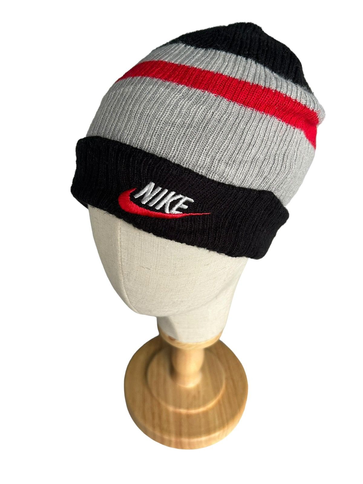 Nike Nike stripe Beanie Hats🔥 Size ONE SIZE - 2 Thumbnail