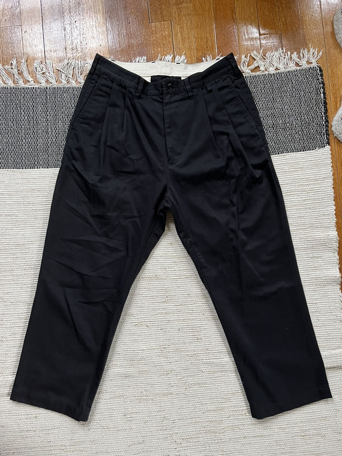 Manastash Black Manastash pleated trousers Size US 30 / EU 46 - 1 Thumbnail