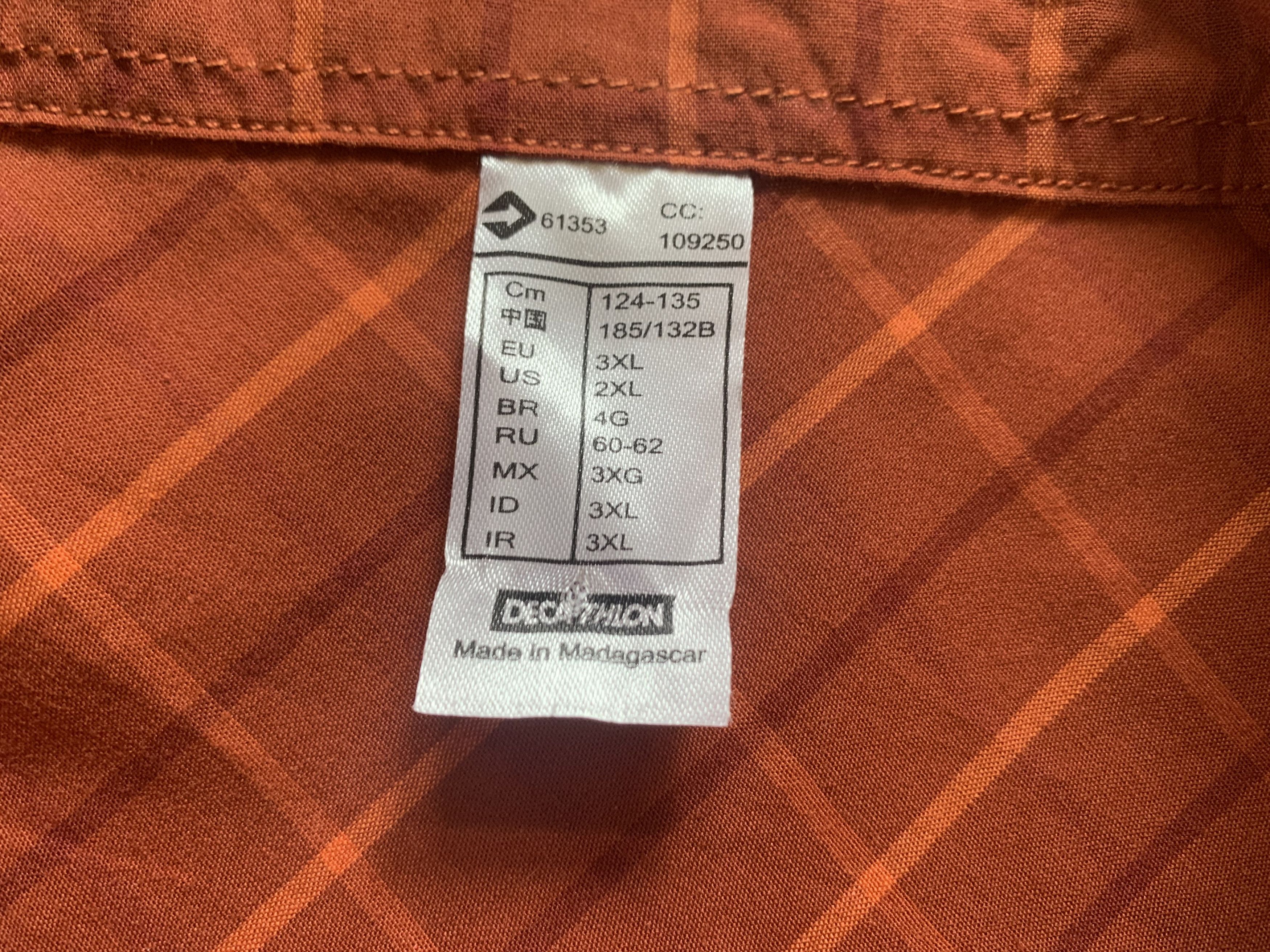Other Quechua Short Sleeve Plaid Trekking Shirt Size US XXL / EU 58 / 5 - 5 Thumbnail