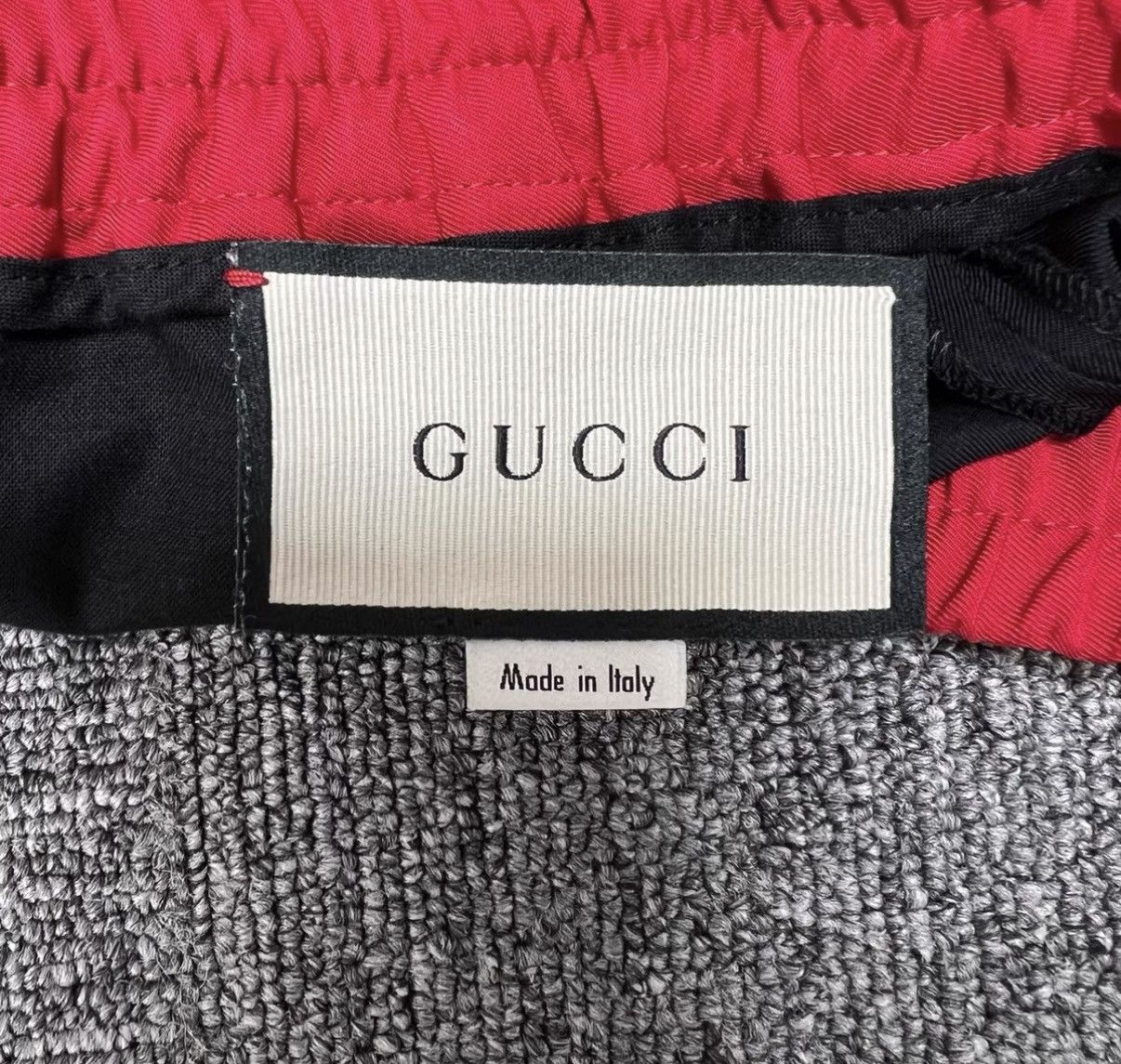 Gucci Gucci/Silk Side Black & Red Logo Stripe Pants K12 Size 30" / US 8 / IT 44 - 7 Thumbnail