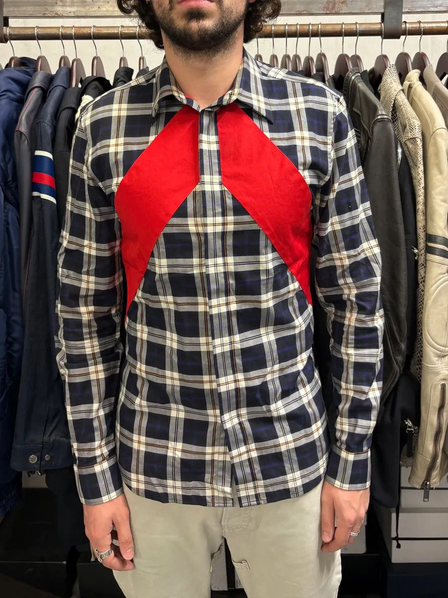 Givenchy SS2015 Givenchy Tartan Red Lines Shirt Size US M / EU 48-50 / 2 - 2 Thumbnail