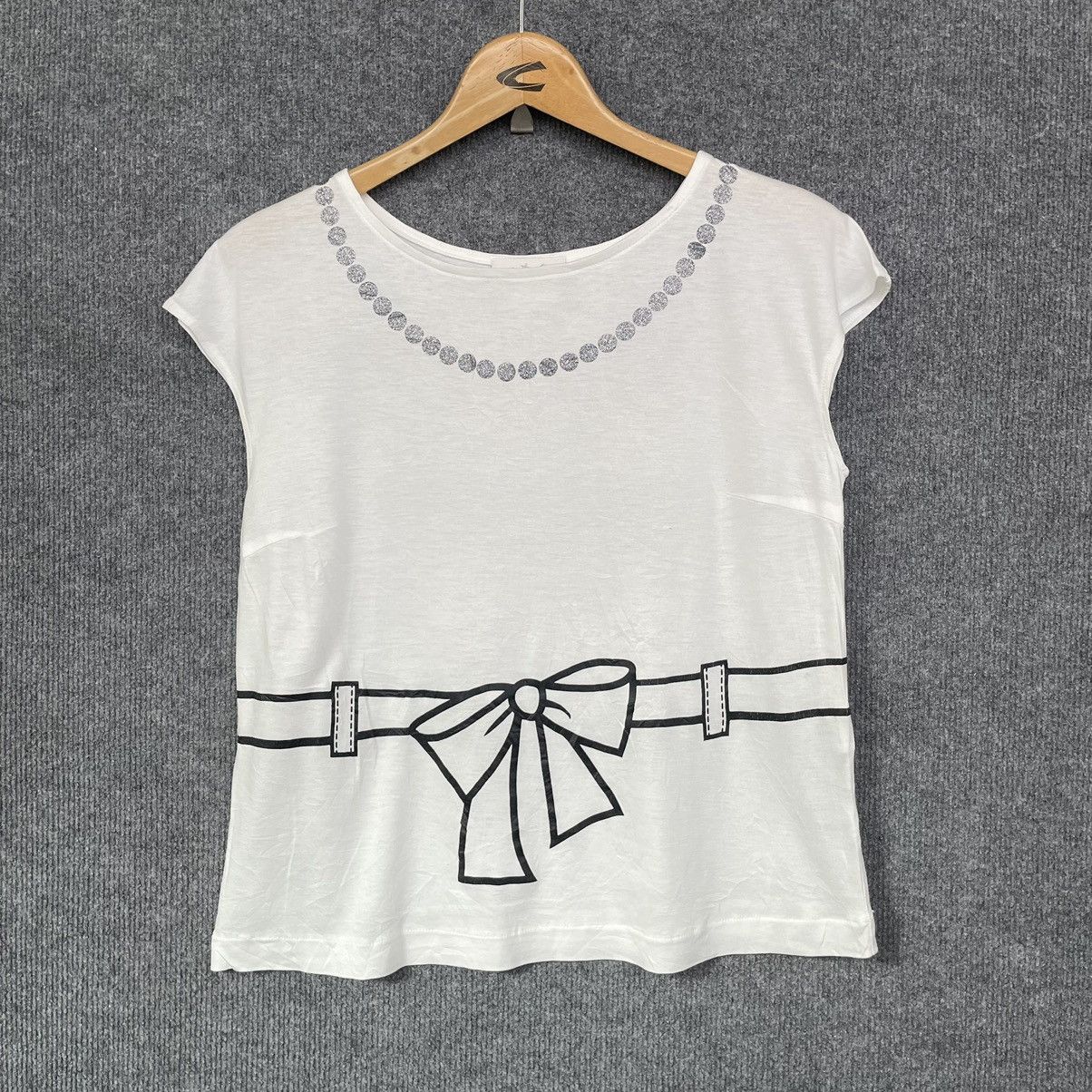 agnes b. Agnes B Ribbon T Shirt Size S / US 4 / IT 40 - 1 Thumbnail