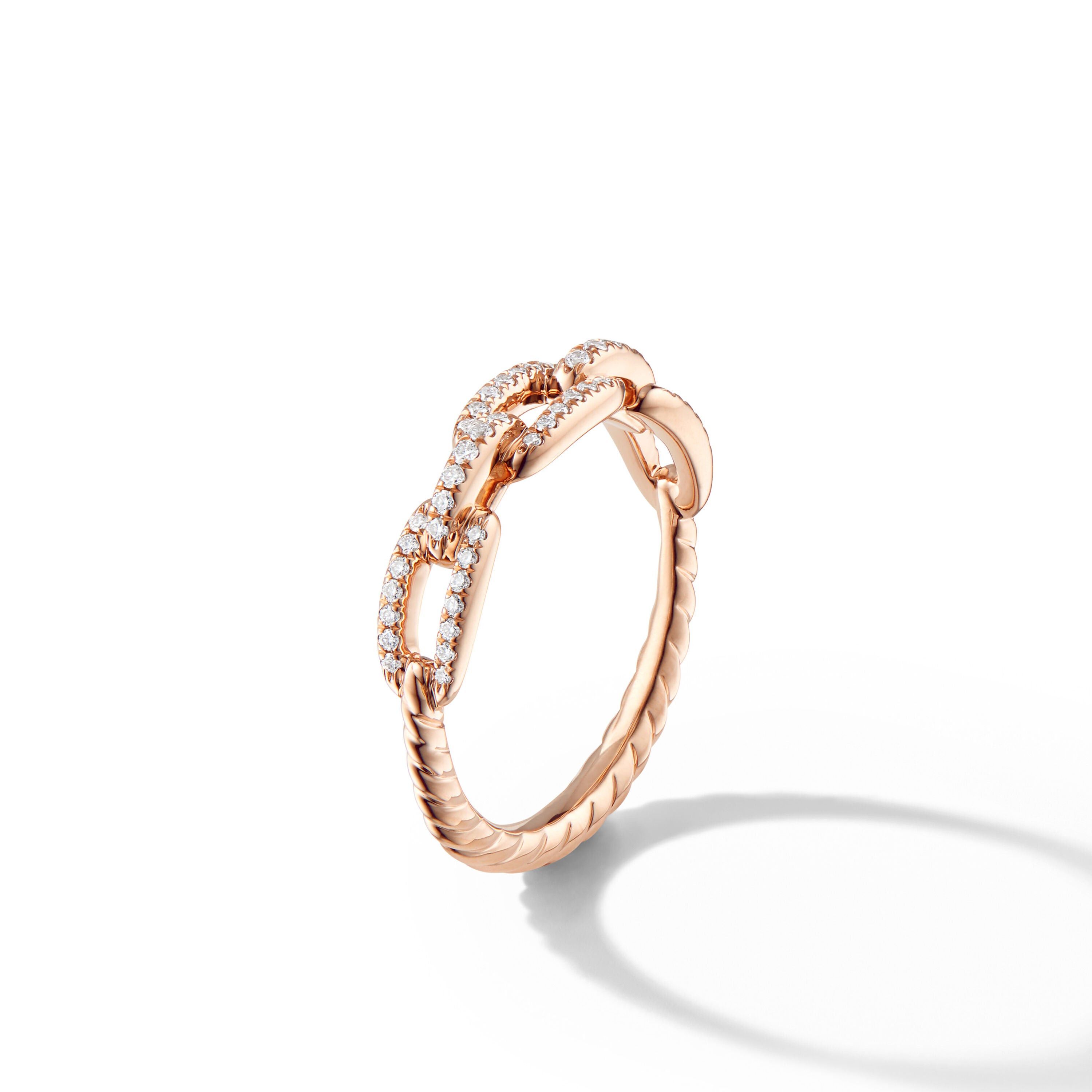 David Yurman o1s1wg111025 R13037D /Size 6 /Chain Link Ring in Golden Size ONE SIZE - 3 Thumbnail