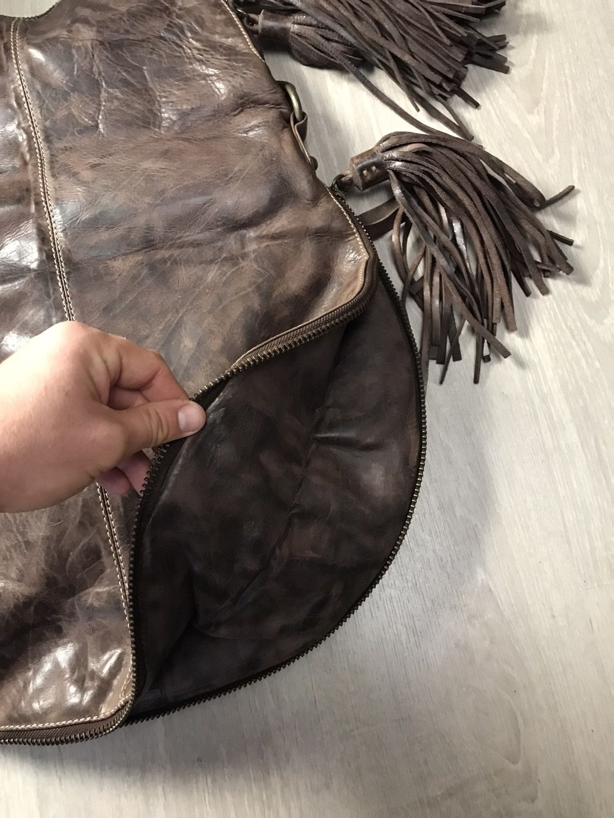 Allsaints × Leather Allsaints brown leather bag Size ONE SIZE - 4 Thumbnail