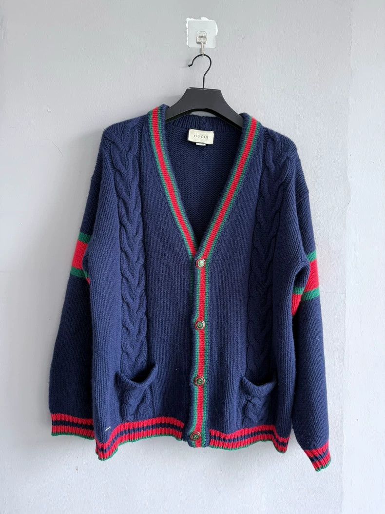Gucci Gucci Wool cardigan sweater 2503-Nextarrow Size US XXL / EU 58 / 5 - 1 Thumbnail