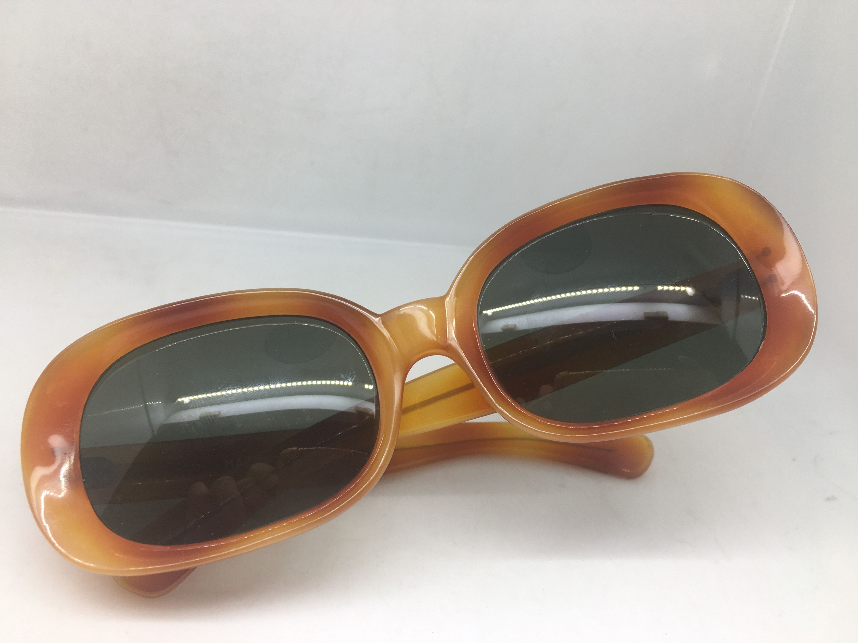 Vintage Vintage 70s Handmade Acetate Sunglasses Frame Italy Size ONE SIZE - 6 Thumbnail