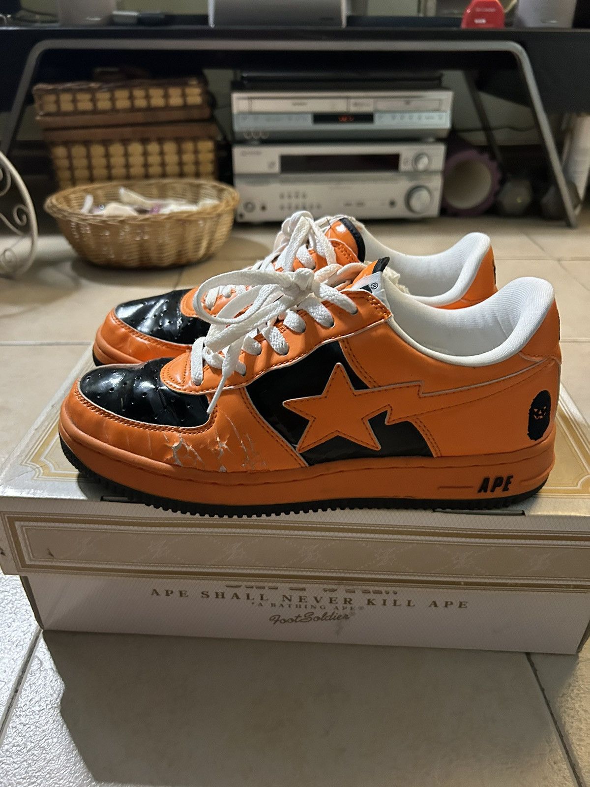 Bape Halloween Bapesta (2005) Size US 10 / EU 43 - 5 Thumbnail