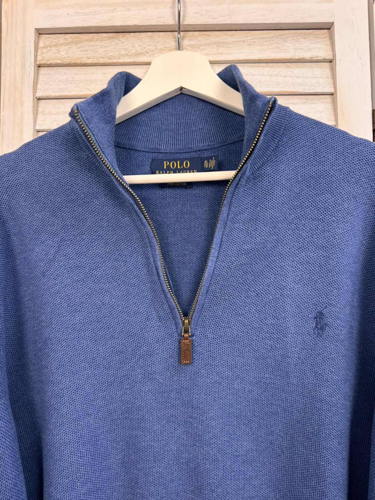 Polo Ralph Lauren Men's Sweater 1/3 Zip Polo Ralph Lauren Size US XL / EU 56 / 4 - 9 Thumbnail