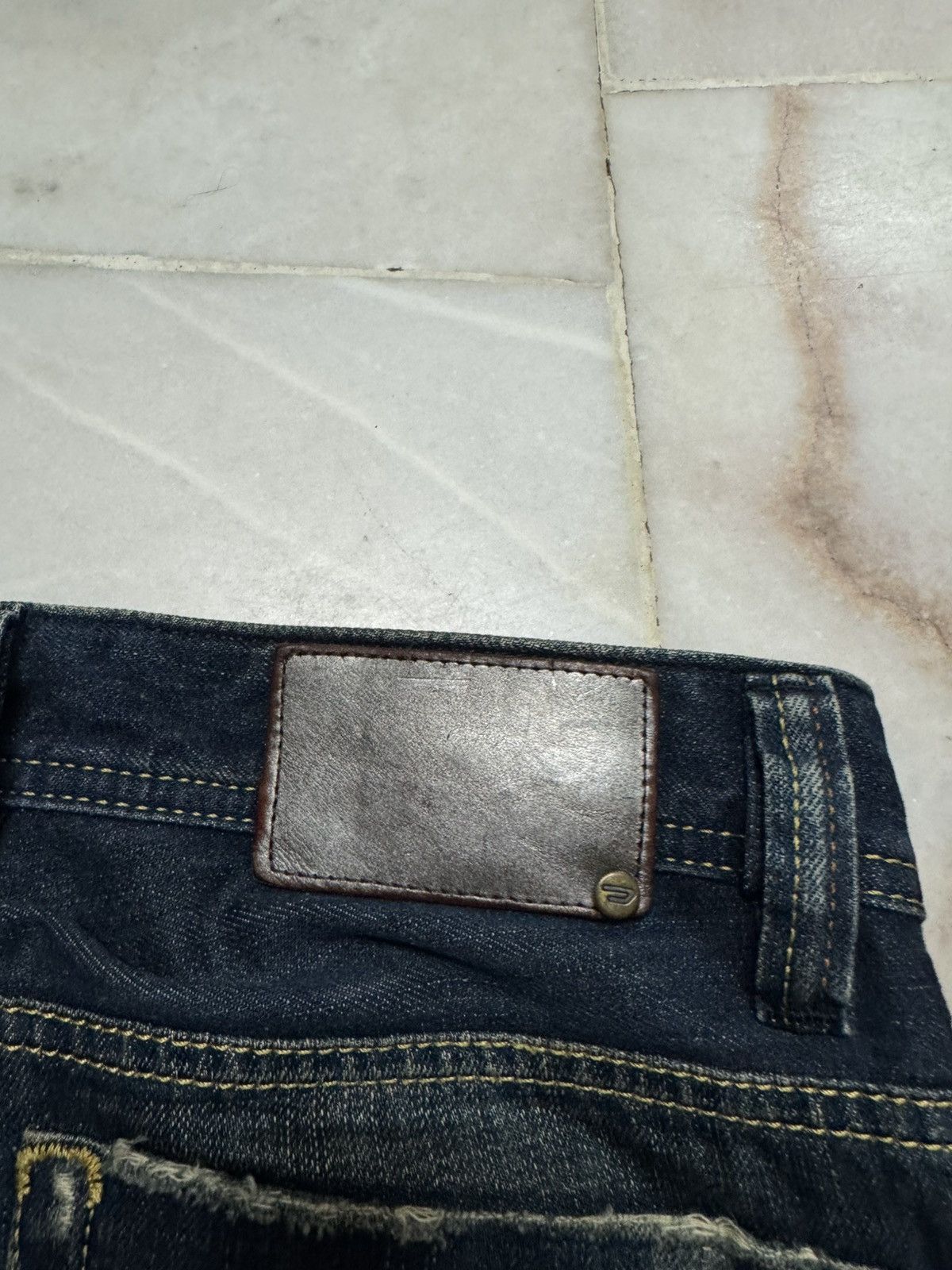 Kapital 💥FLARE💥VINTAGE DIESEL VIKER RUSTY MUDWASH DISTRESSED INSANE Size US 31 - 19 Thumbnail