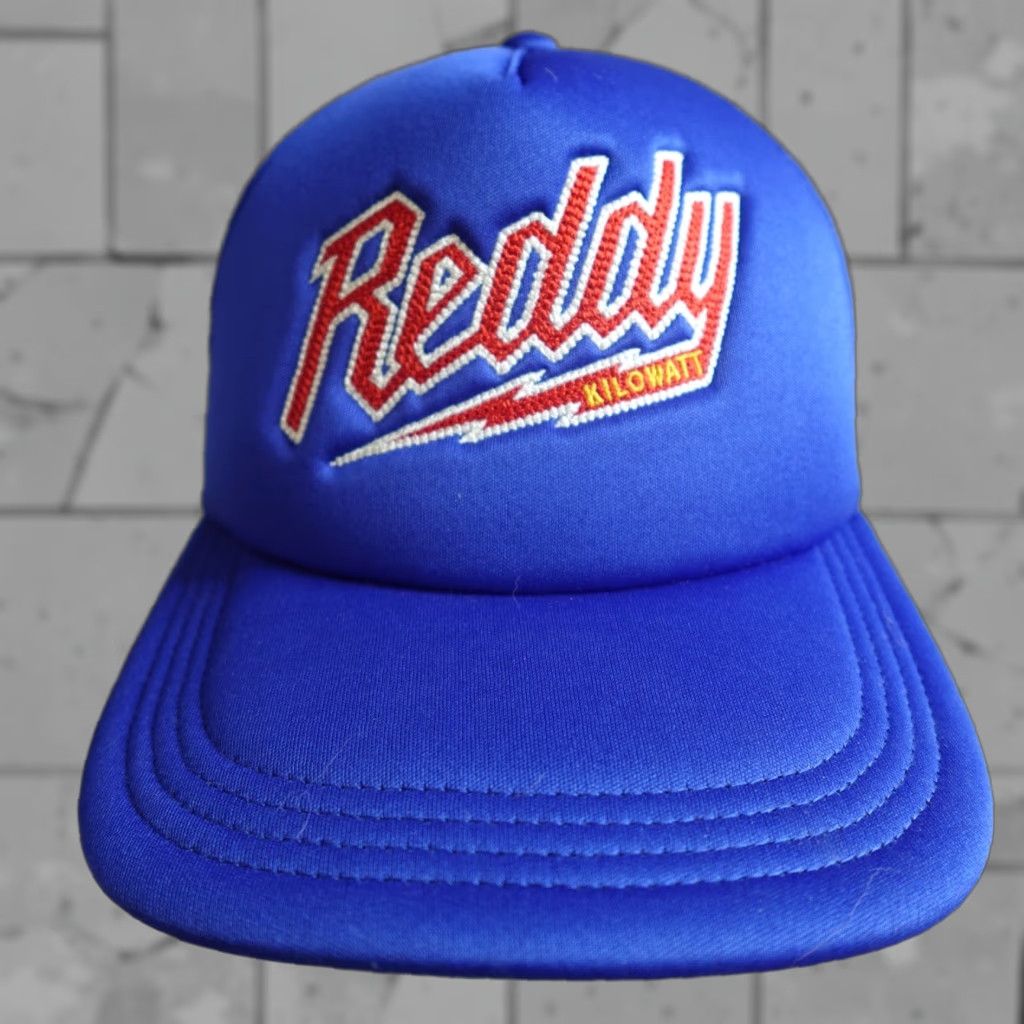 Ebbets Field Flannels Ebbets Field Flannels Hat Trucker Blue Adjustable Men Embroidered USA Kilowatt Reddy Kilowatt Embroidered Size ONE SIZE - 1 Thumbnail