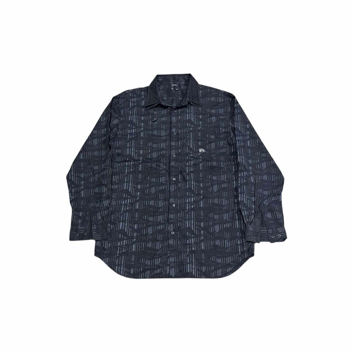 If Six Was Nine 🔥Sick Y2K Impala Tribal Black Camo Shirt Size US XL / EU 56 / 4 - 2 Thumbnail