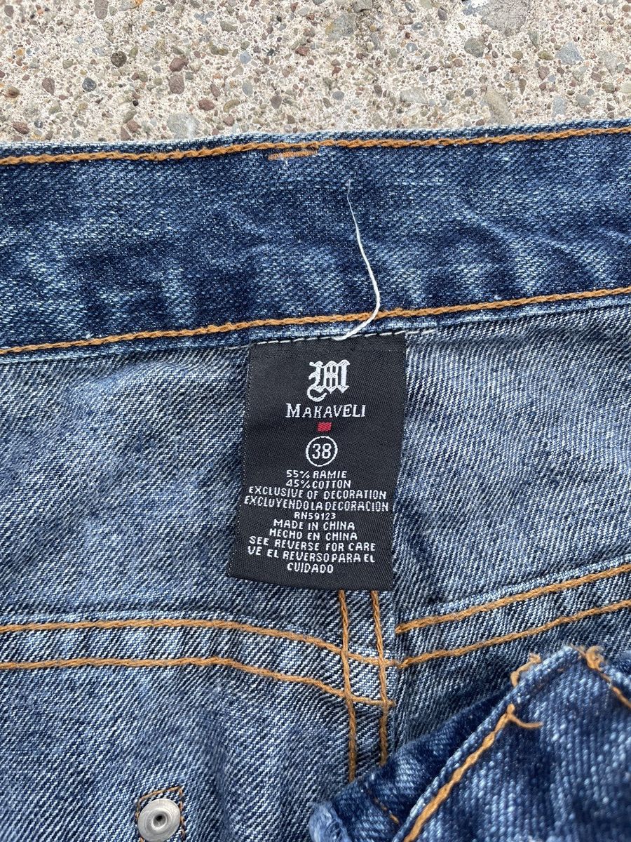 Makaveli 90s Tupac Baggy Denim Size US 36 / EU 52 - 7 Thumbnail