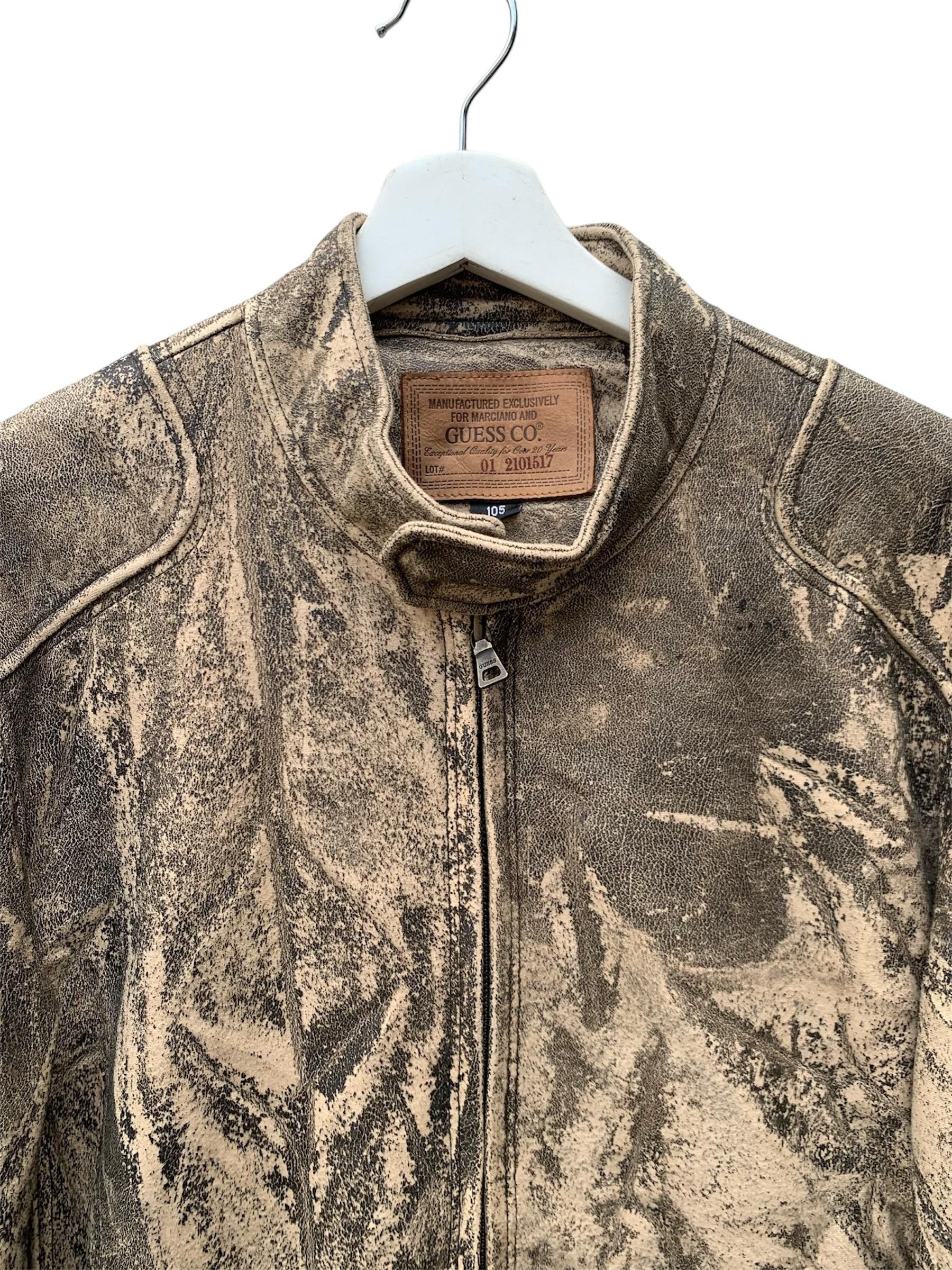 Guess Vintage Guess Co Genius Faux Leather Jacket Size US M / EU 48-50 / 2 - 6 Thumbnail