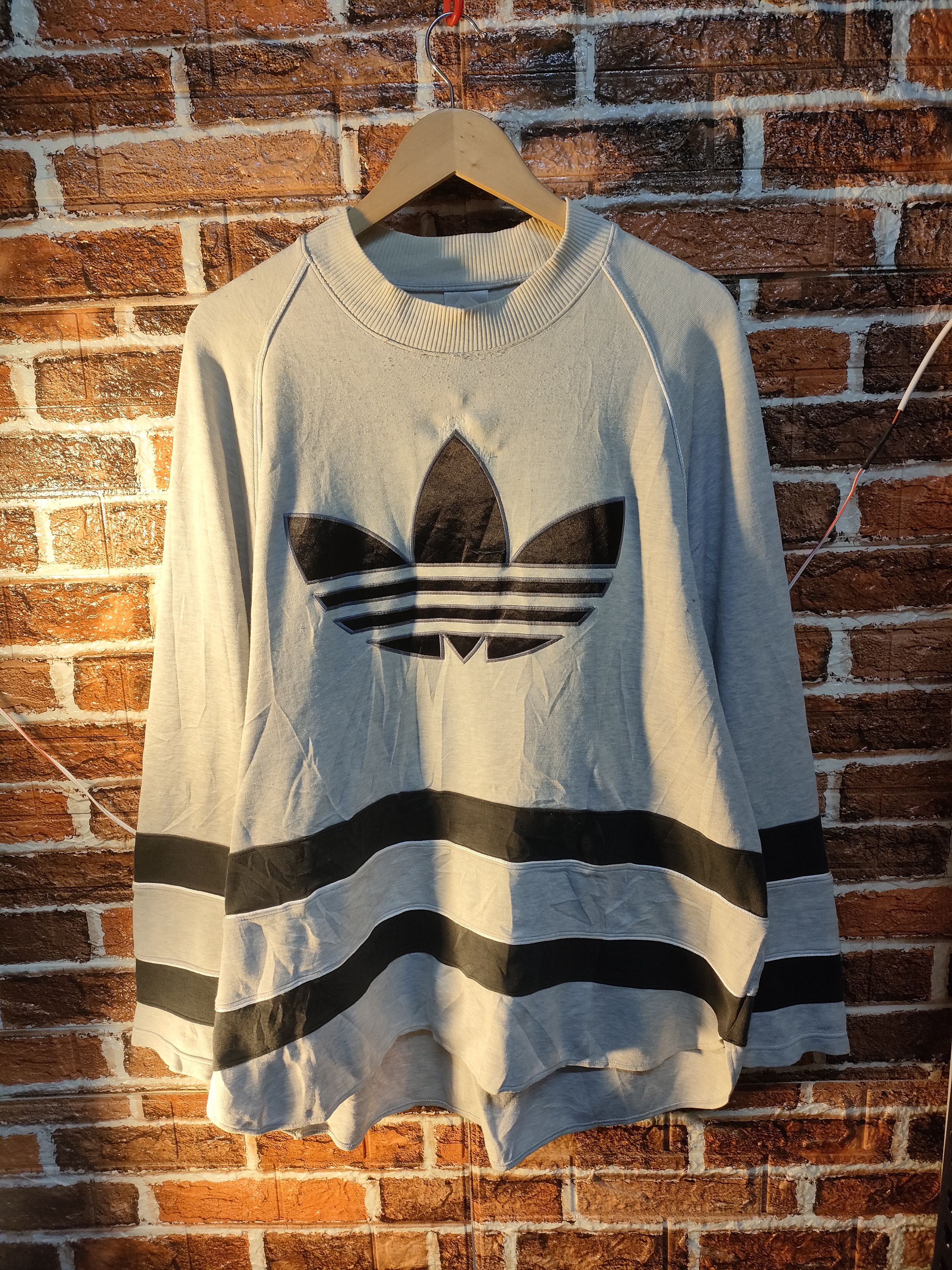 Adidas × Vintage Vintage Adidas Big Logo Size US L / EU 52-54 / 3 - 1 Thumbnail
