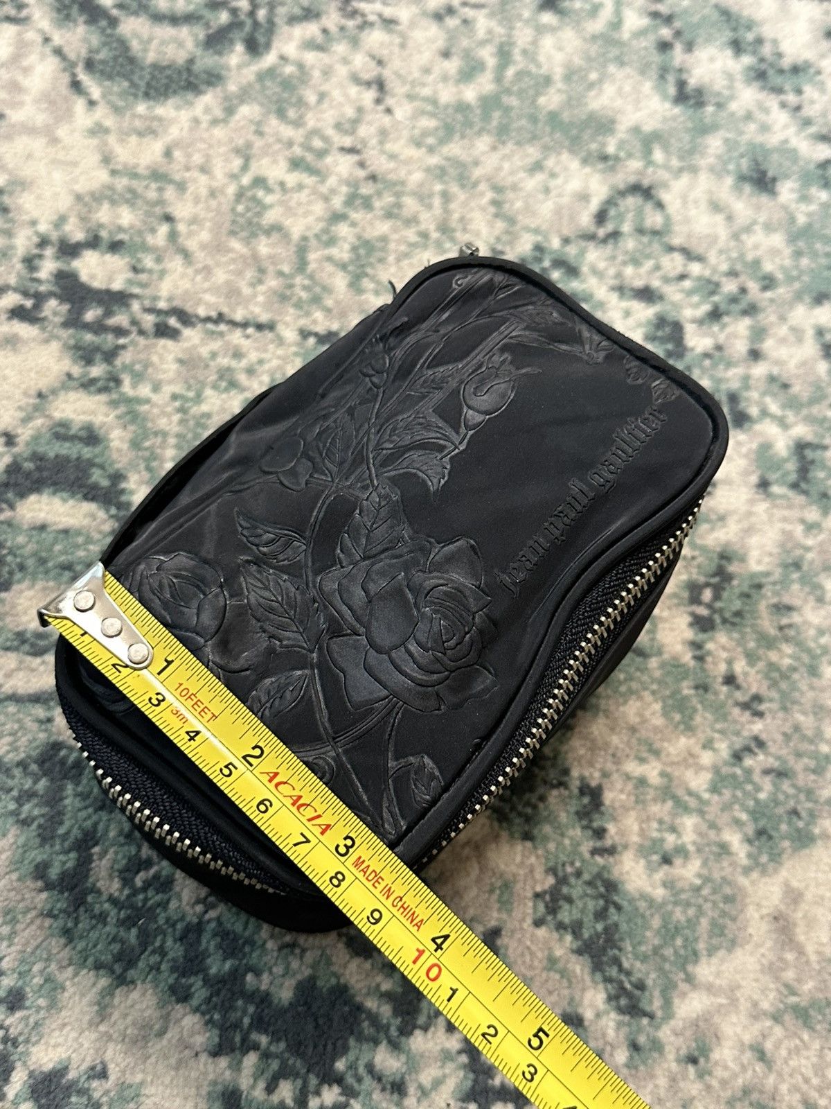 Jean Paul Gaultier 1990 - Jean Paul Gaultier Rose Pouch Bag Size ONE SIZE - 10 Thumbnail