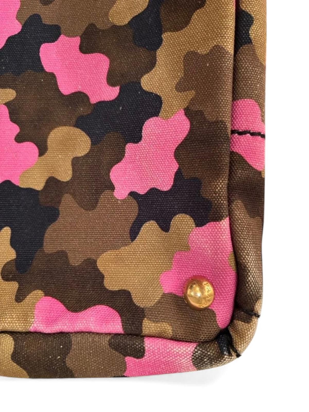 Prada Prada - Pink Brown Camouflage Print Handbag Size ONE SIZE - 7 Thumbnail