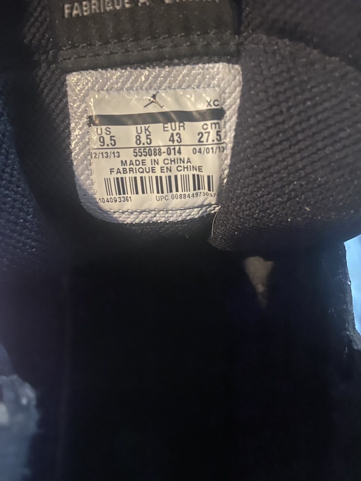 Jordan Brand Jordan 1 Shadow 2013 Size US 9.5 / EU 42-43 - 7 Thumbnail