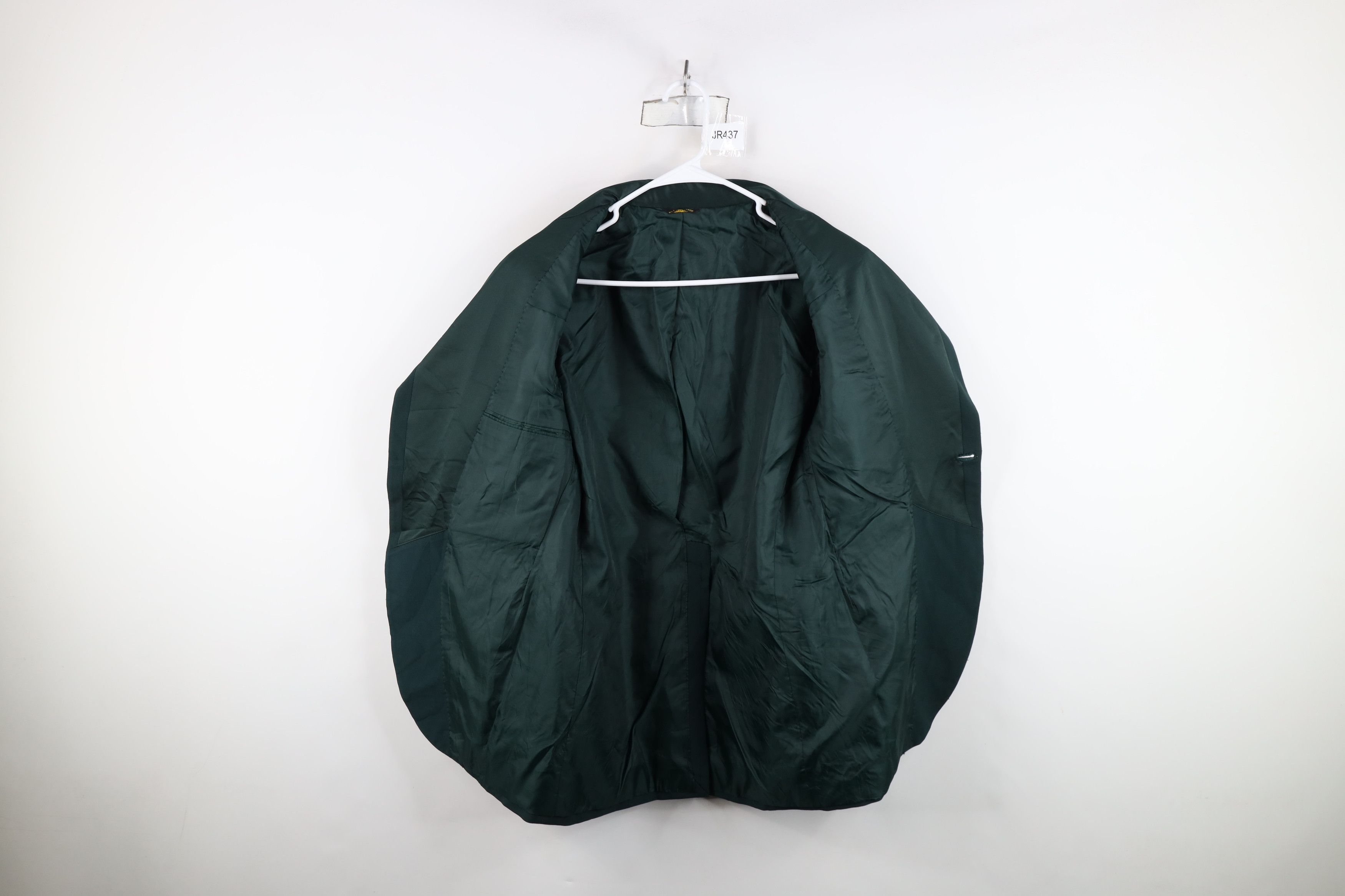Vintage Vintage 50s Rockabilly Smoking Prom Tuxedo Jacket Green USA Size US XL / EU 56 / 4 - 10 Thumbnail