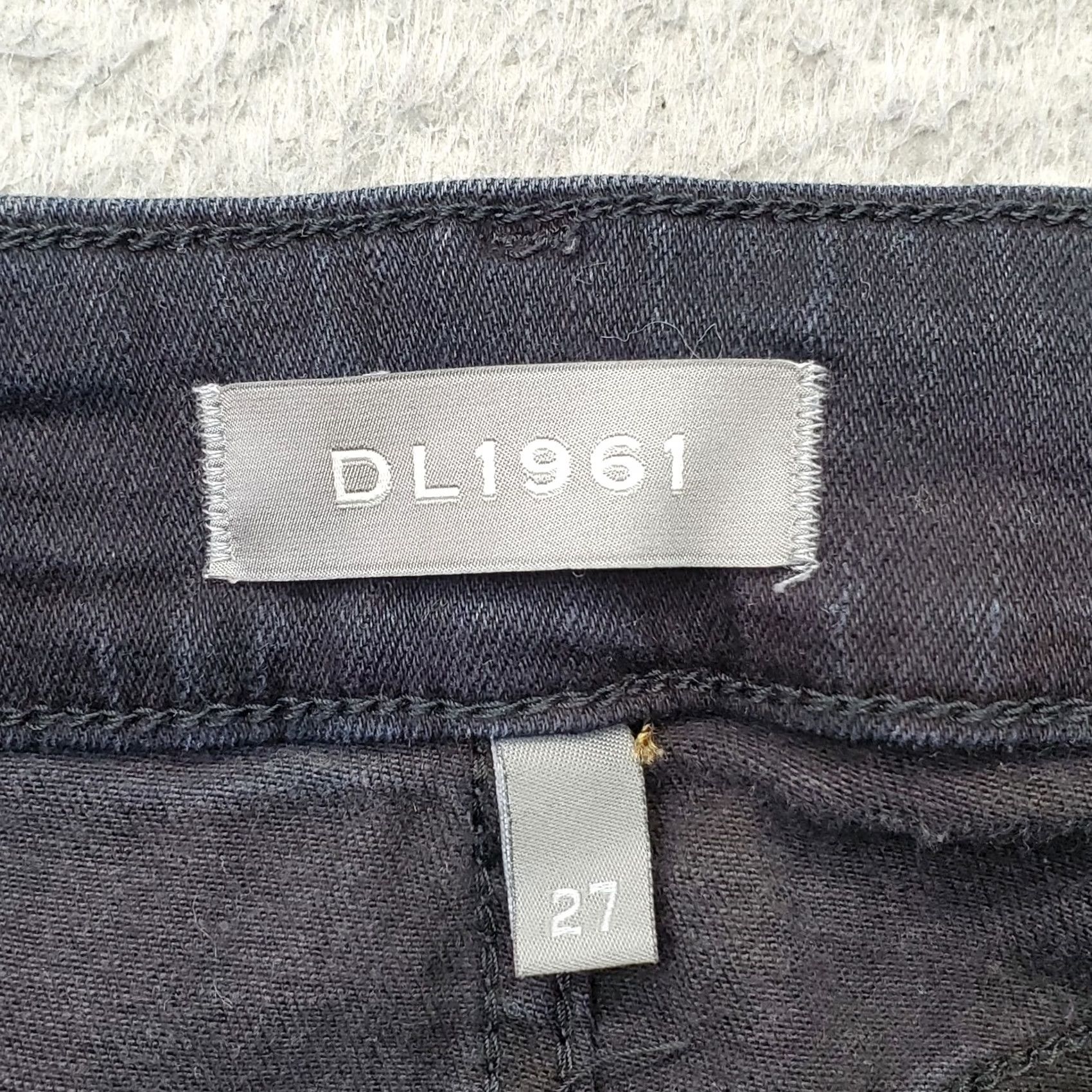 DL1961 DL1961 Jeans Womens 27 Blue Denim Stretch Raw Hem Faded Distressed Skinny Leg Jeans Size 27" / US 4 / IT 40 - 7 Thumbnail