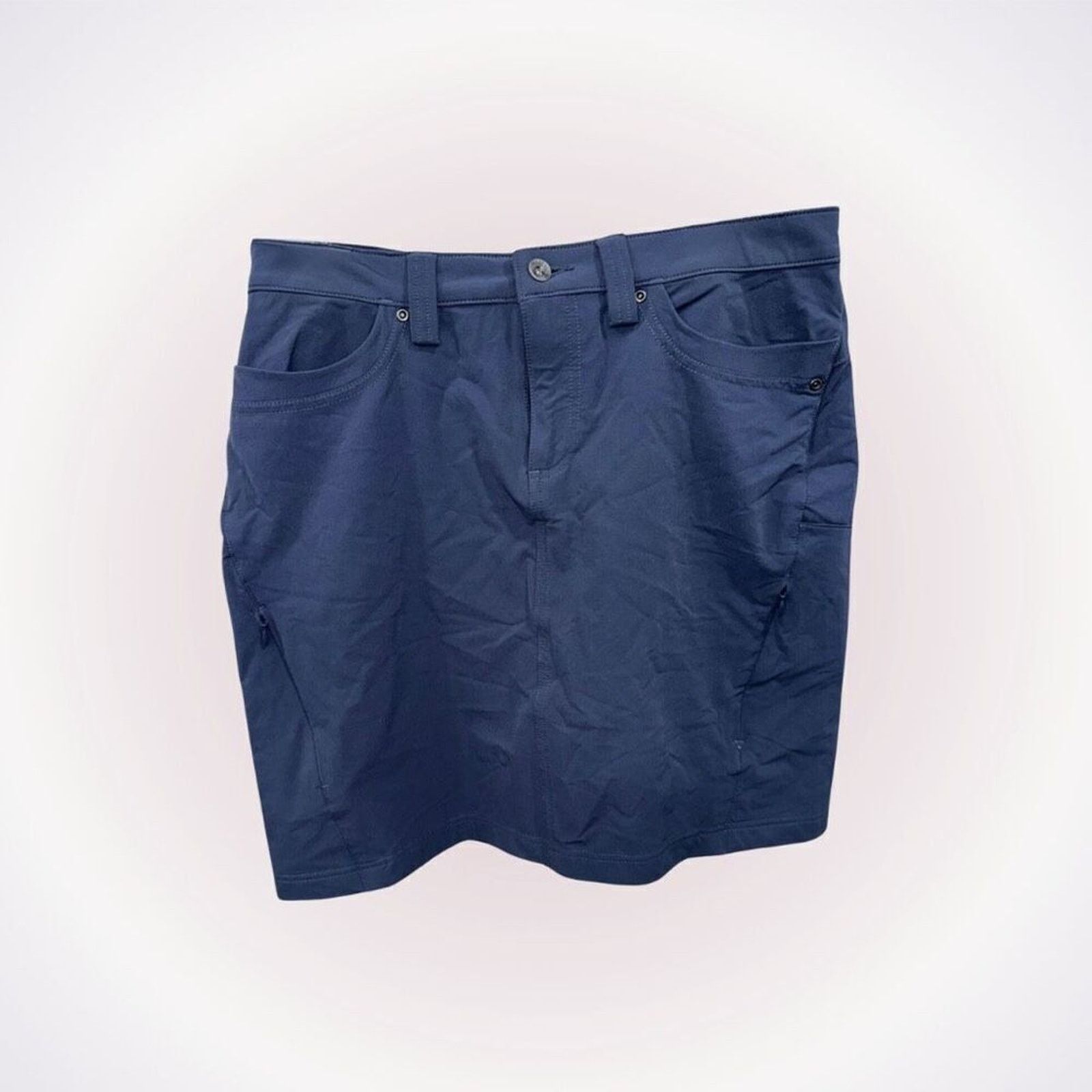 Duluth Trading Company Duluth Trading Co Blue Knee-Length Skirt | Sz 10 Size 32" / US 10 / IT 46 - 1 Thumbnail