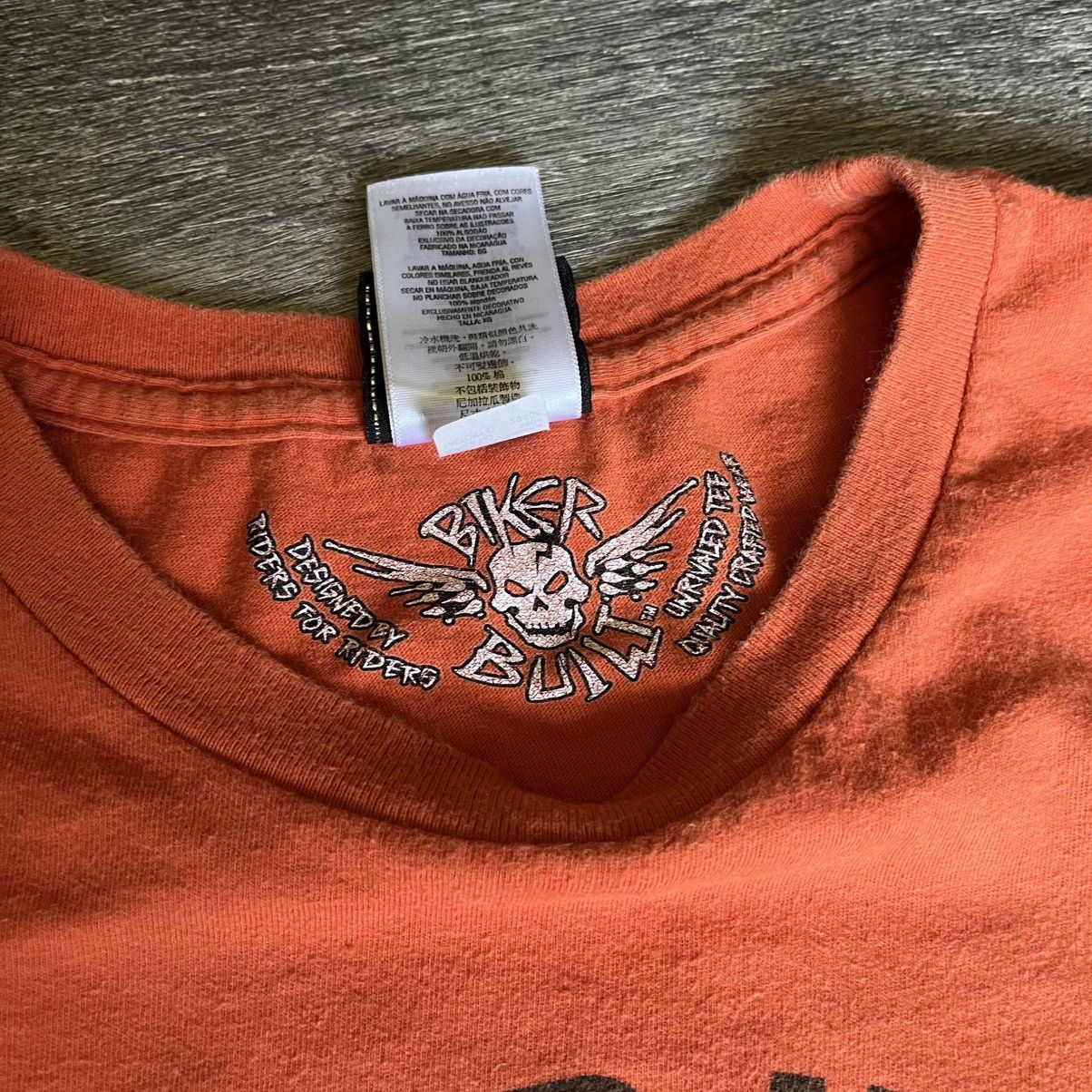 Harley Davidson × Vintage Vintage Harley Davidson Skull Eagle Graphic Logo Tee Shirt Size US XL / EU 56 / 4 - 7 Thumbnail