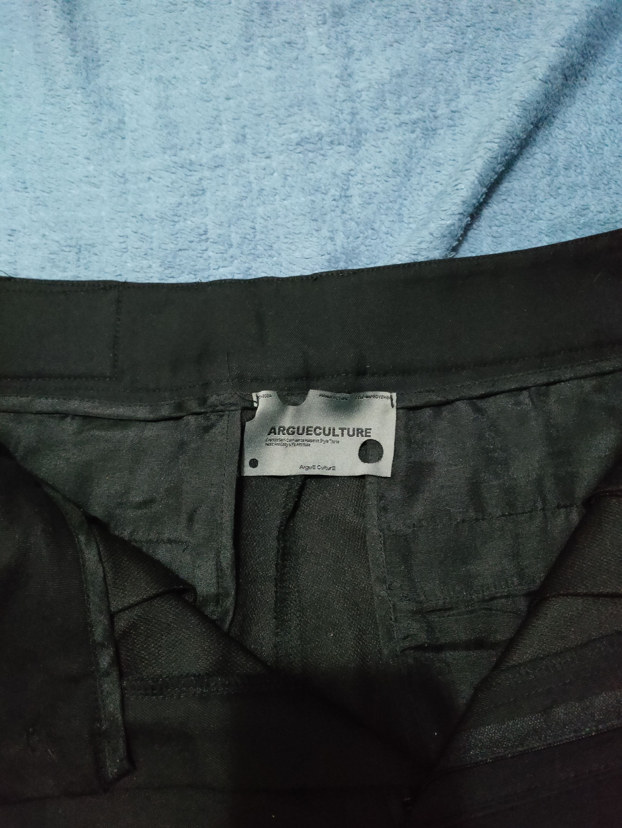 Japanese Brand Argue Culture "Loose Leg Drapey Pants" Size US 34 / EU 50 - 3 Thumbnail
