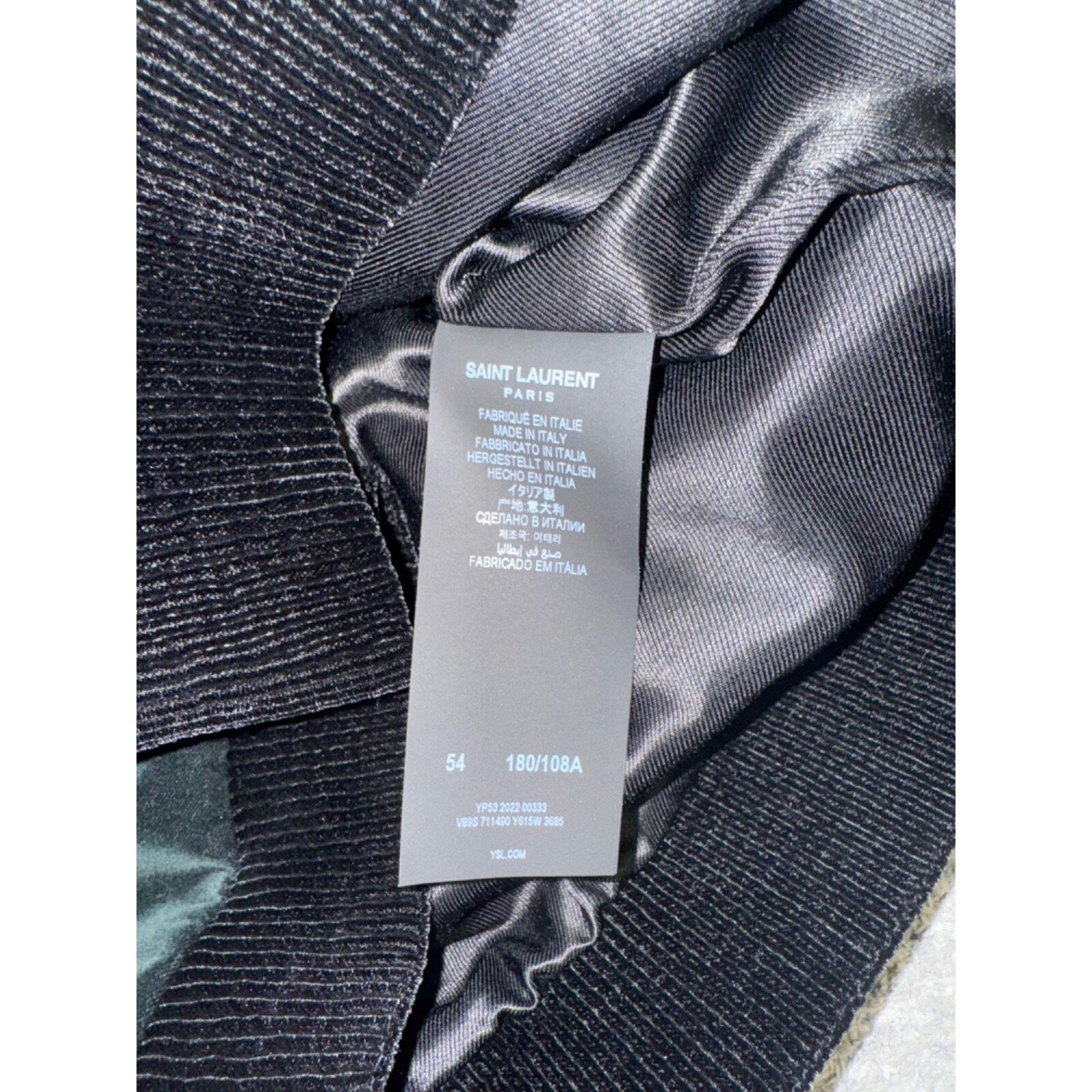 Yves Saint Laurent Saint Laurent Paris Teddy Green Velvet Bomber Jacket 54 Size US L / EU 52-54 / 3 - 15 Thumbnail