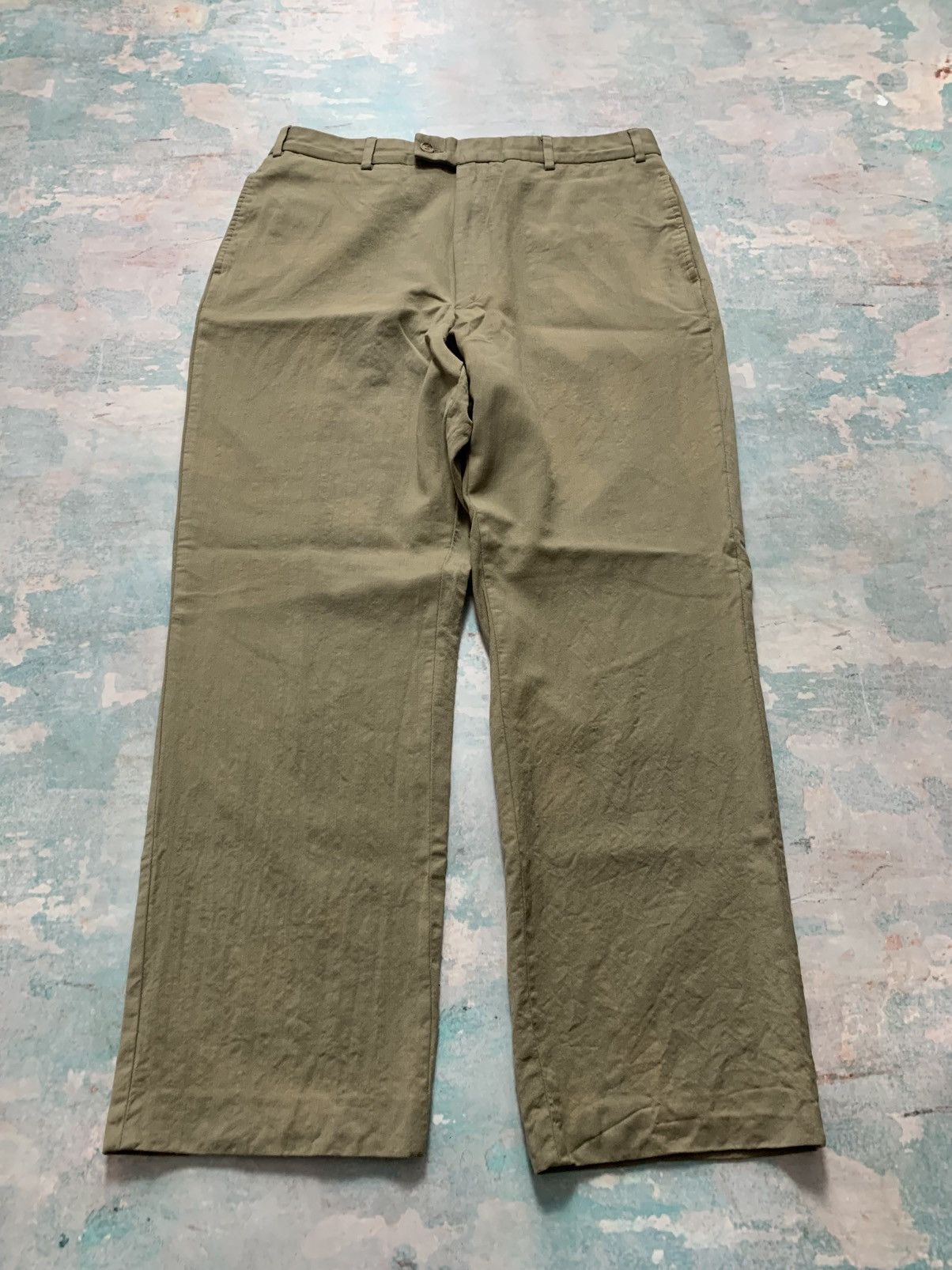 Yves Saint Laurent Vintage Yves Saint Laurent Trousers Pants Size 54L - 21 Thumbnail