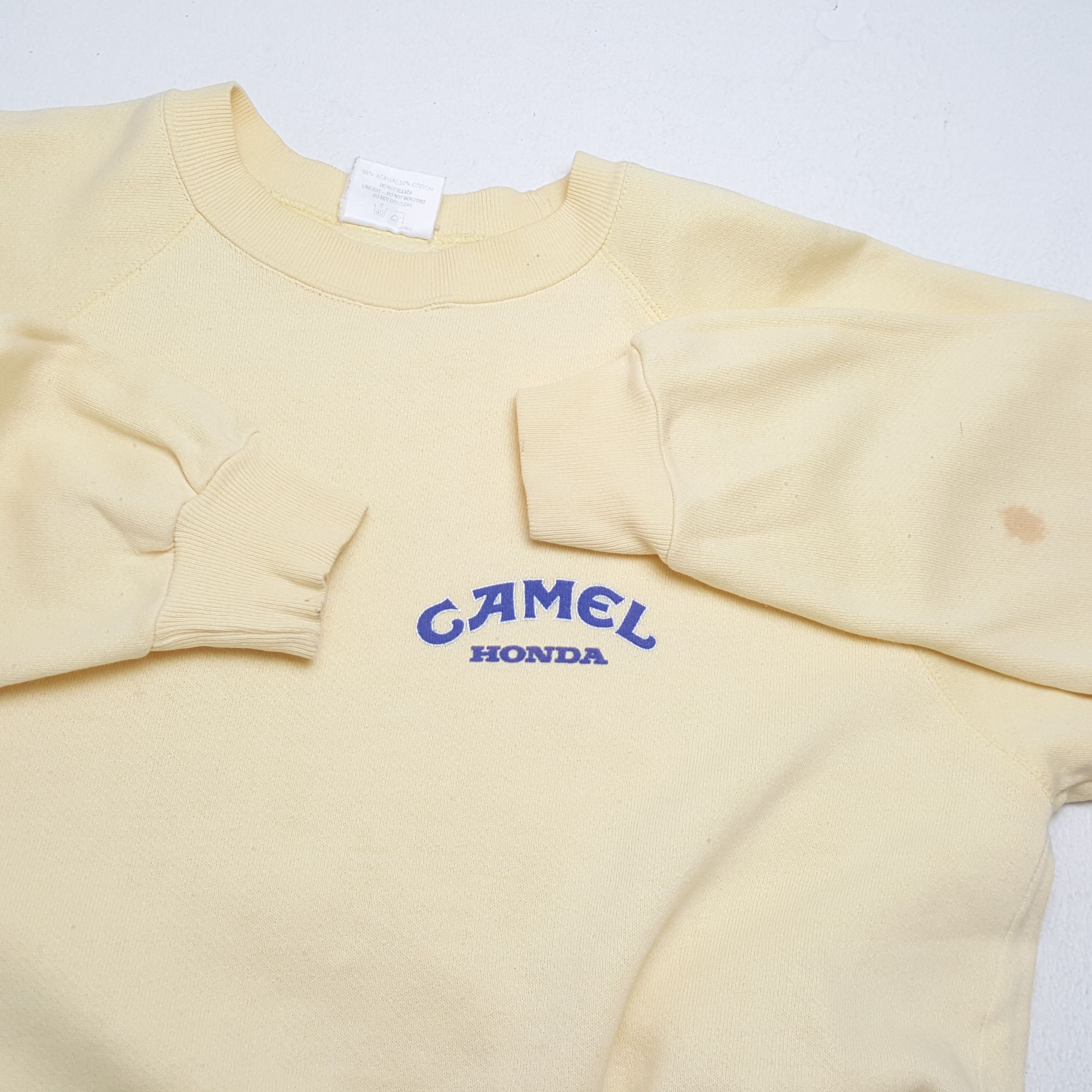 Camel × Honda × Vintage Vintage 90's CAMEL HONDA Japanese Racing Team Sweatshirt Size US M / EU 48-50 / 2 - 8 Thumbnail