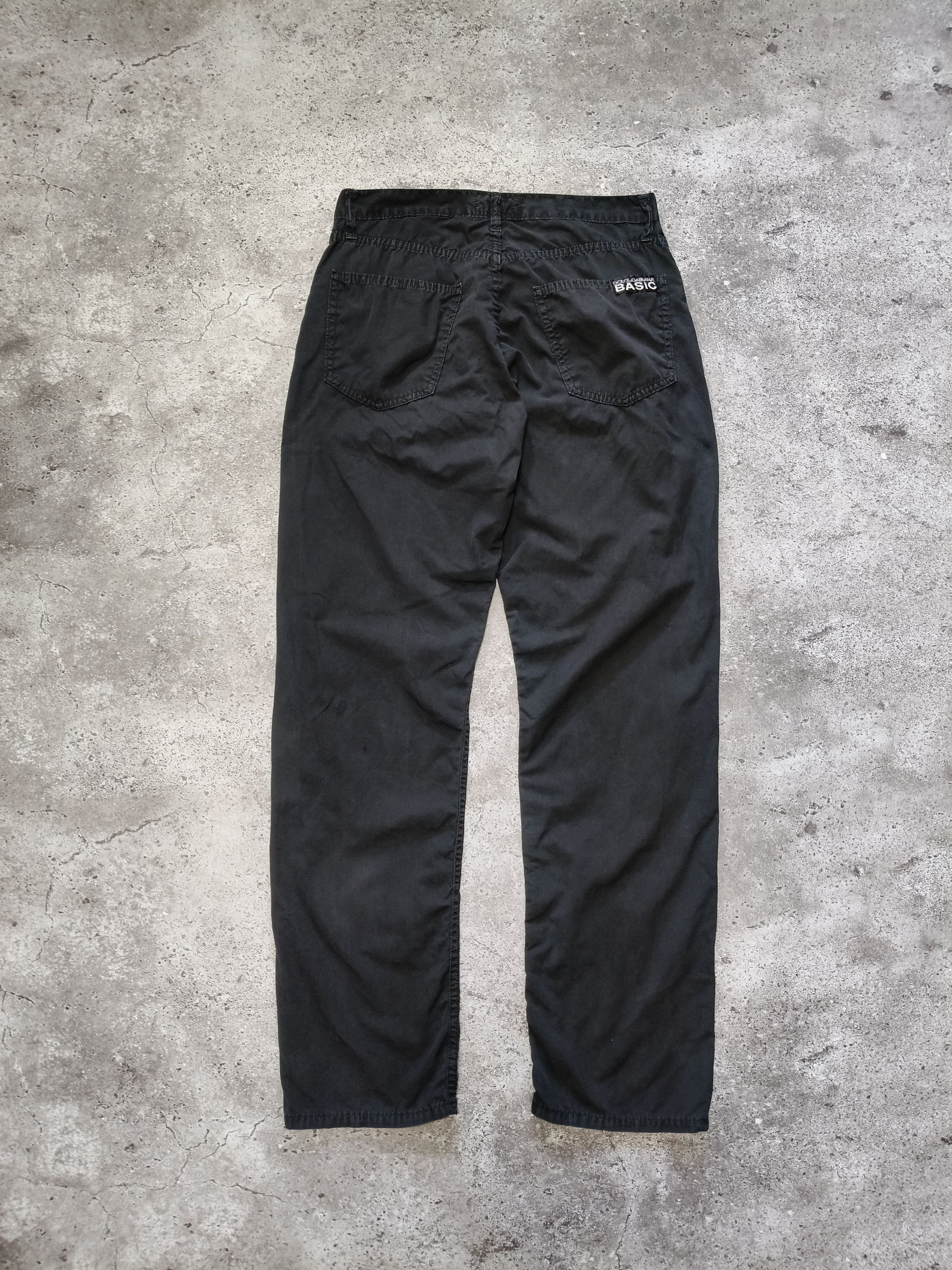 Dolce & Gabbana Dolce & Gabbana BASIC Pants — Black — Size 32/32 Size US 32 / EU 48 - 1 Thumbnail