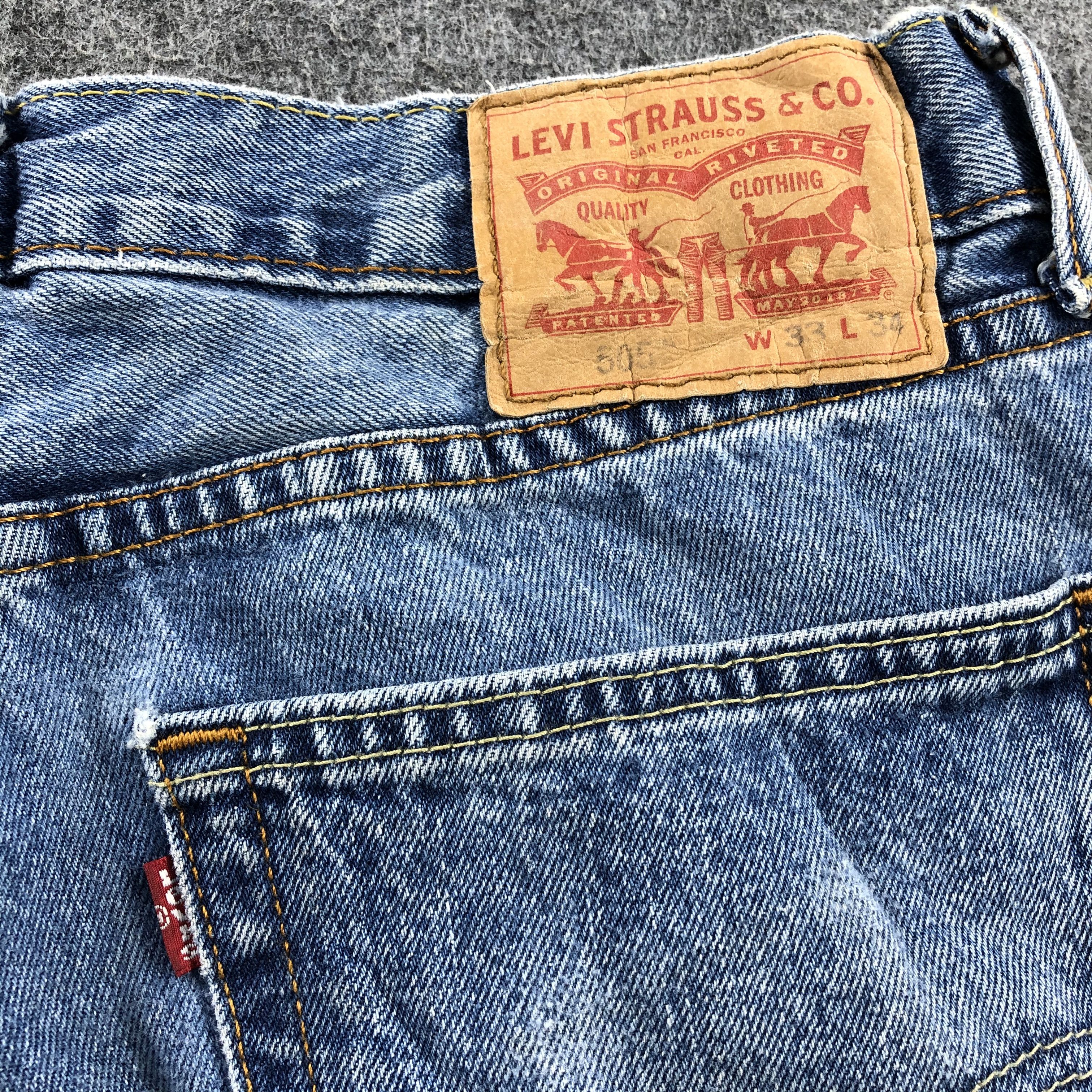 Levi's × Vintage Vintage Blue Wash Levis 505 Jeans-JM1472 Size US 33 - 6 Thumbnail