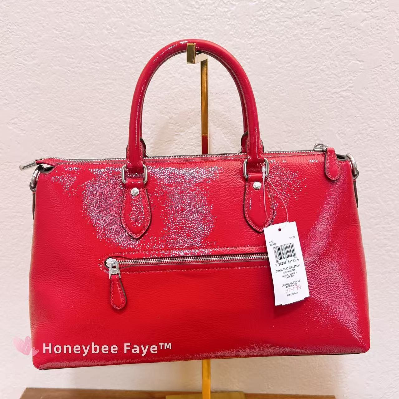 Coach Georgia Satchel Bag CV942 red Size ONE SIZE - 4 Thumbnail
