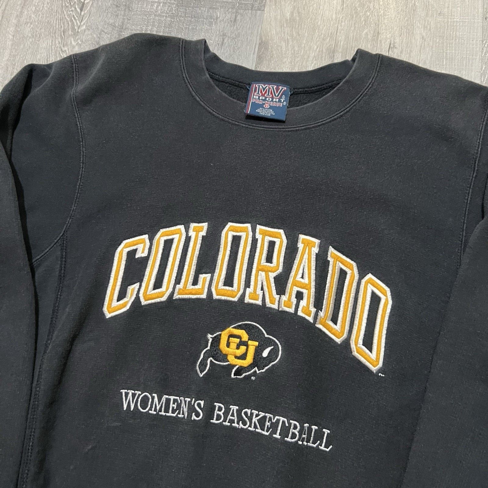Mvp VTG Colorado Buffaloes Black Pro Weave CU Buffs Sweatshirt S Size US S / EU 44-46 / 1 - 3 Thumbnail