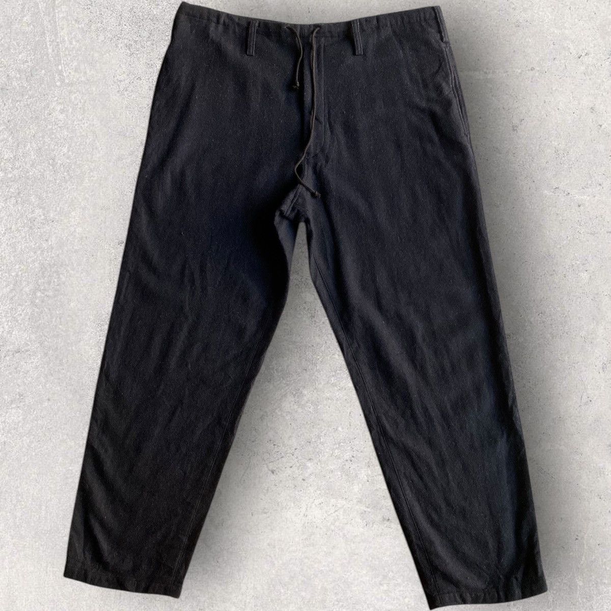 Yohji Yamamoto Y’s Bang On Wool Drawstring Easy Pants Size US 34 / EU 50 - 1 Thumbnail