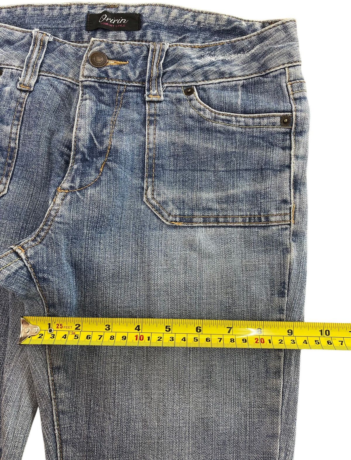 Japanese Brand Japanese Brand Faded Blue Flared Jeans Y2K Style Size US 29 - 9 Thumbnail