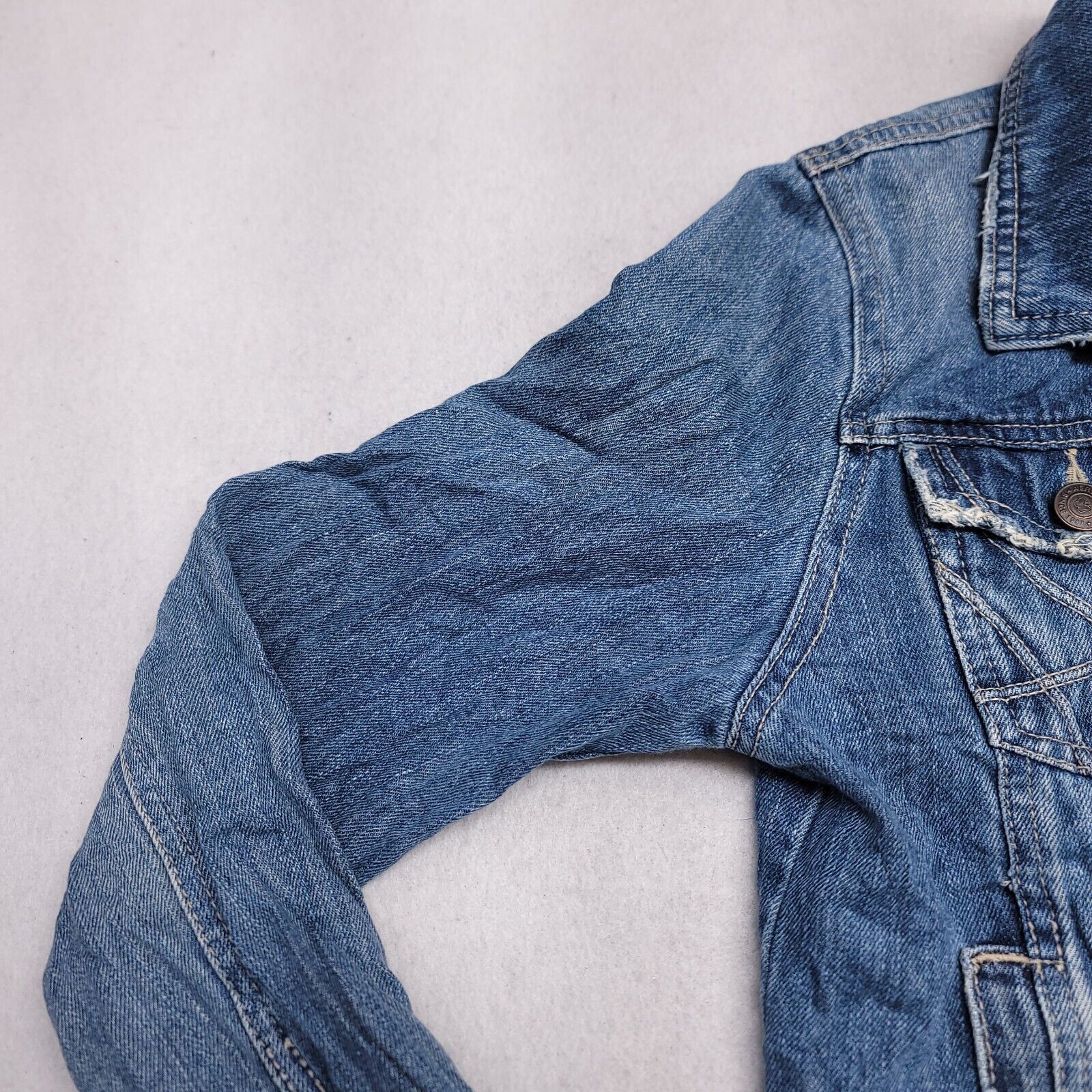 Aeropostale Aeropostale Button Up Denim Jean Jacket Womens Size M Blue Size M / US 6-8 / IT 42-44 - 4 Thumbnail