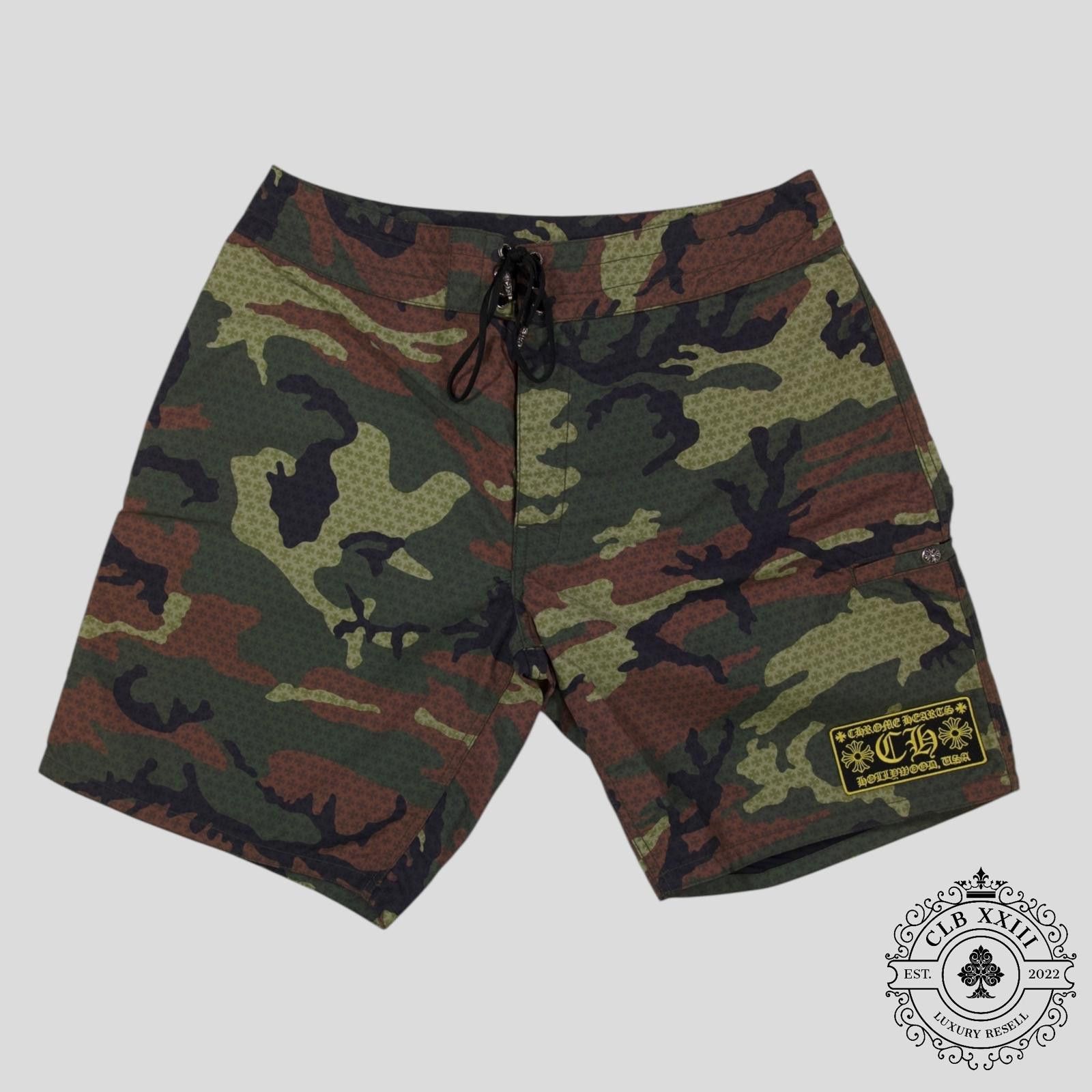Chrome Hearts Chrome Hearts Board Shorts in Camo Size US 34 / EU 50 - 1 Thumbnail