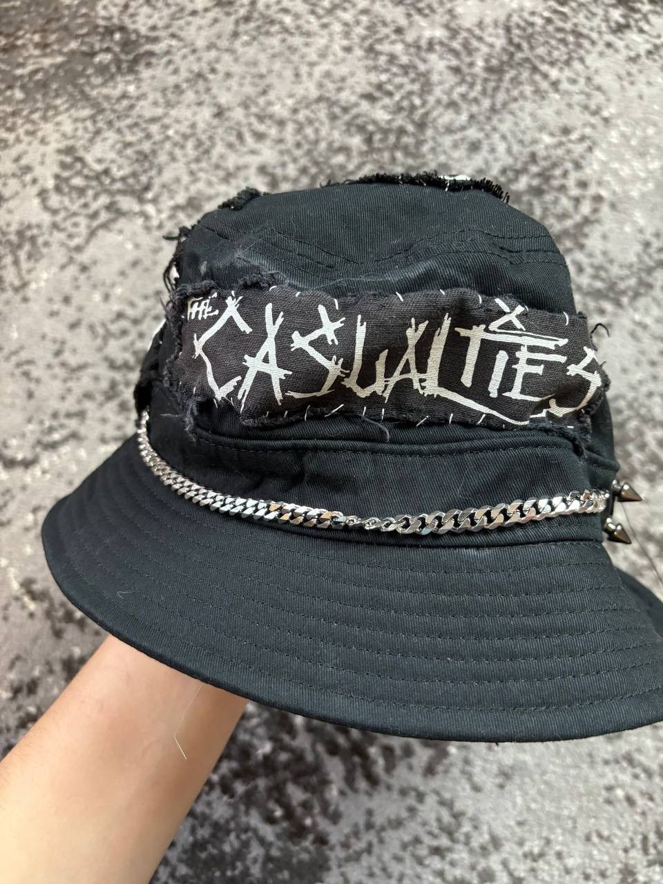 If Six Was Nine × Japanese Brand Opium Thorns Compton Casualties Metal Distressed Bucket Hat Size ONE SIZE - 2 Thumbnail