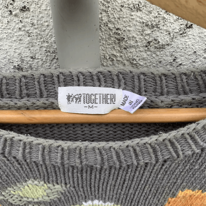 Aran Isles Knitwear 💥 STEALS💥JAPANESE Knit Flora Cropped RARE Sweater Pullover Size M / US 6-8 / IT 42-44 - 9 Thumbnail