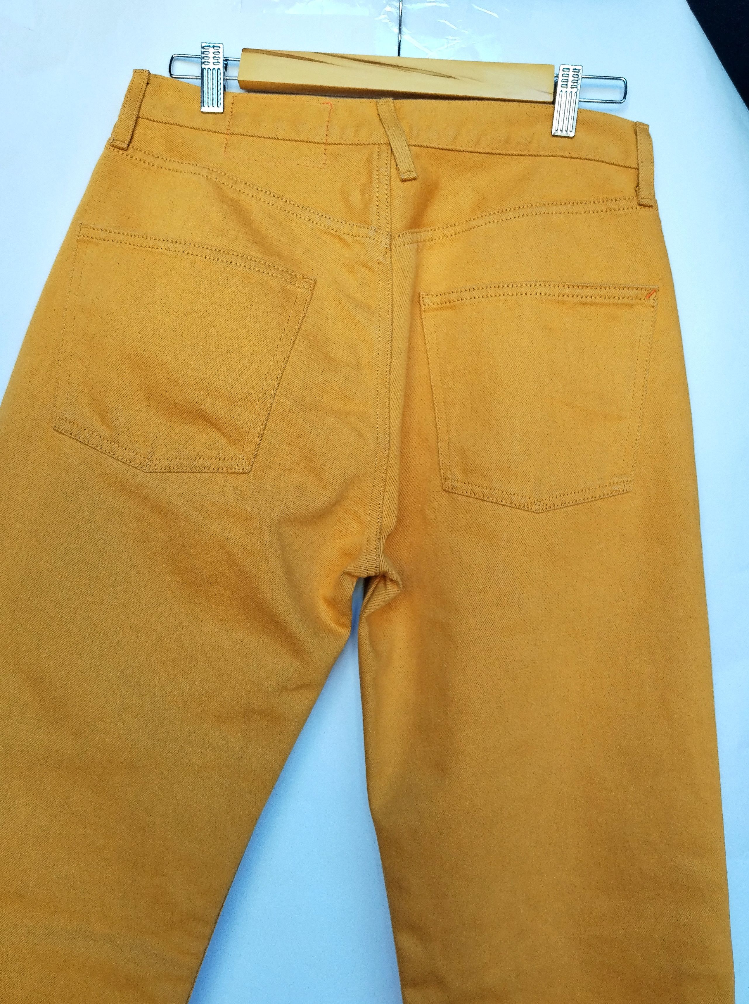 Calvin Klein × Heron Preston Rusty yellow jeans Size US 30 / EU 46 - 21 Thumbnail
