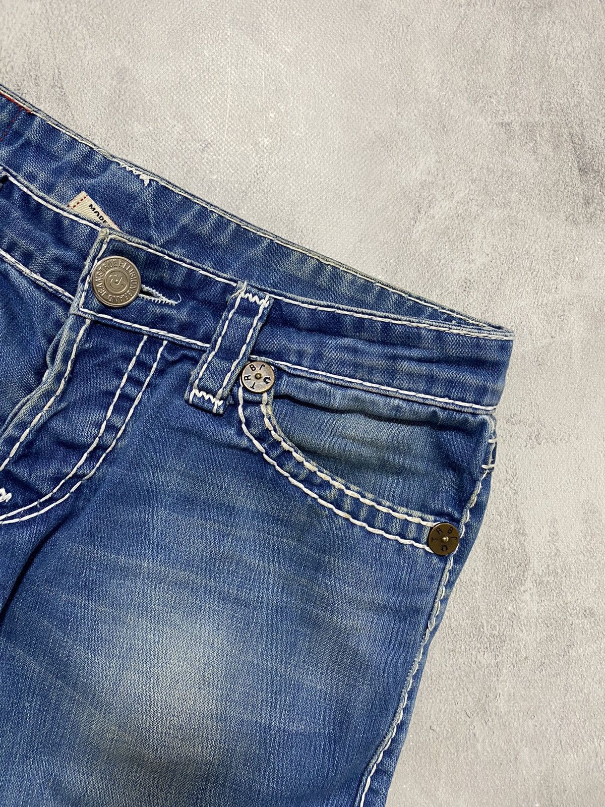 True Religion × Vintage Vintage Jeans Pants True Religion Jhony Super T SLIM-FIT /32 Size US 32 / EU 48 - 6 Thumbnail