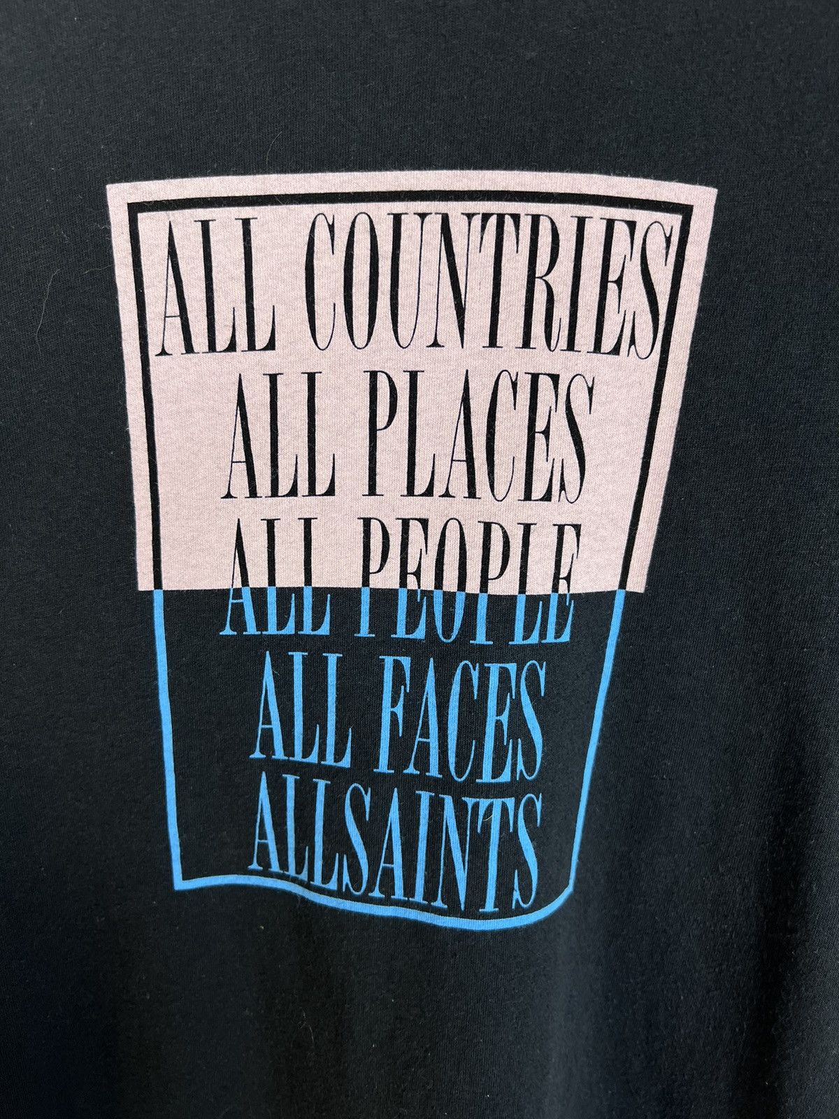 Allsaints Allsaints Art Big Logo T-Shirt Oversize Fit Tee Size US S / EU 44-46 / 1 - 12 Thumbnail