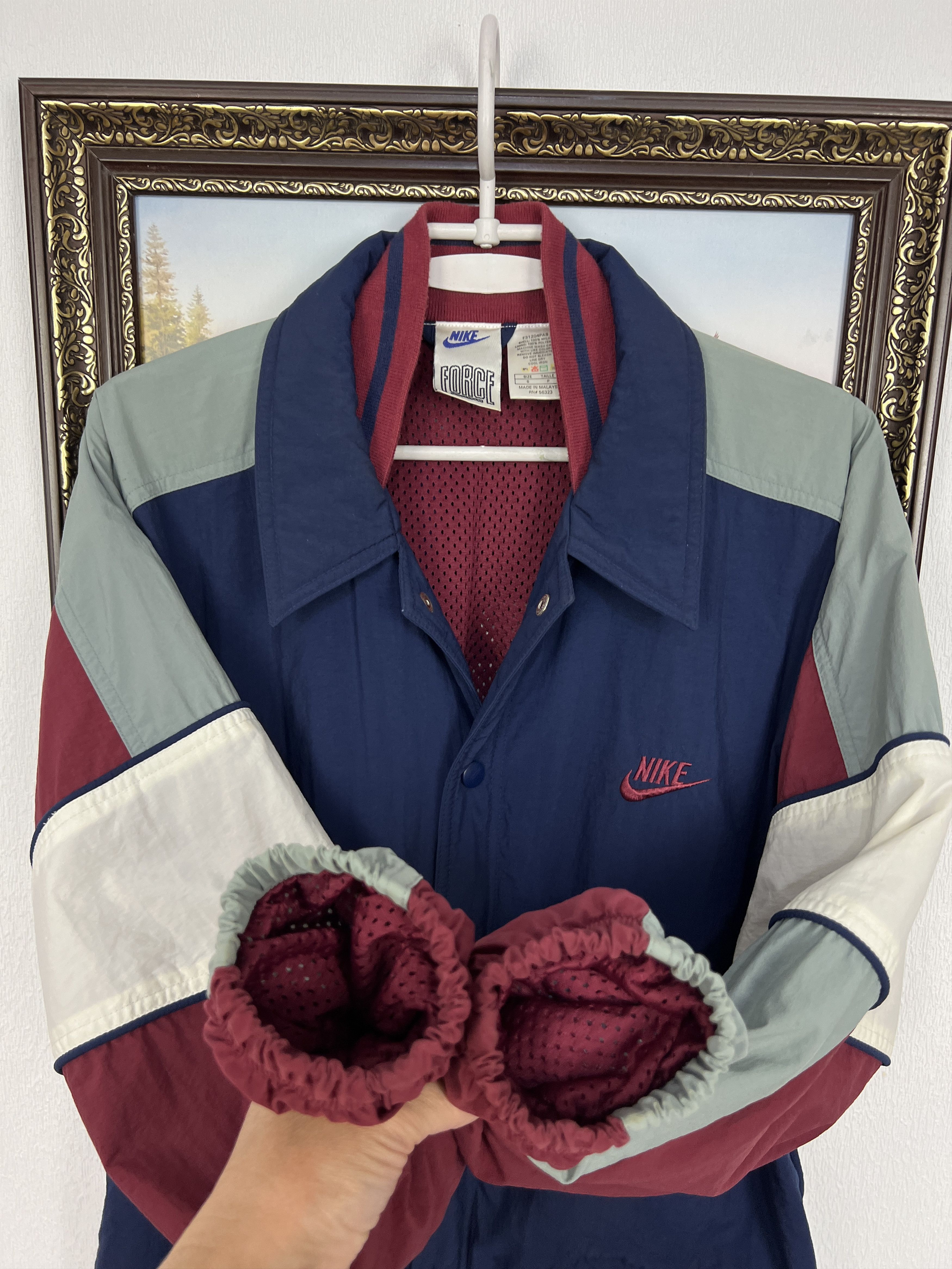 Nike Vintage 90's Nike Force Basketball Jacket Mens Size US M / EU 48-50 / 2 - 8 Thumbnail