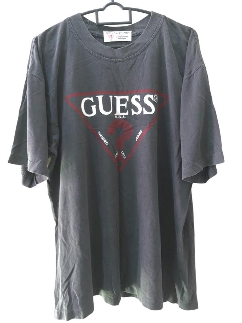 Guess × Vintage Vintage GUESS Tshirt Size US L / EU 52-54 / 3 - 2 Thumbnail