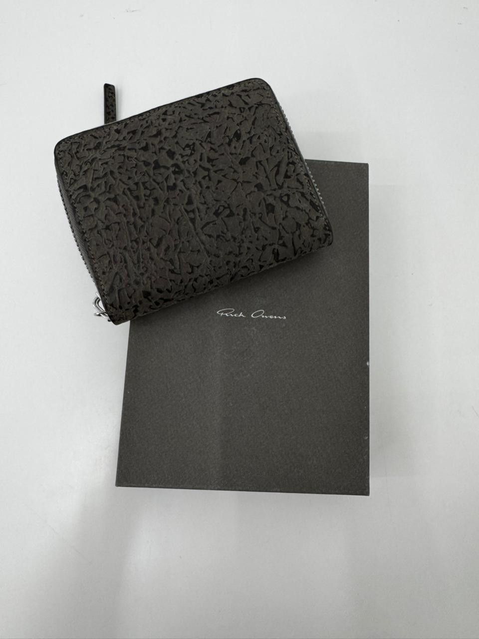 Rick Owens RICK OWENS ZIP WALLET Size ONE SIZE - 1 Thumbnail