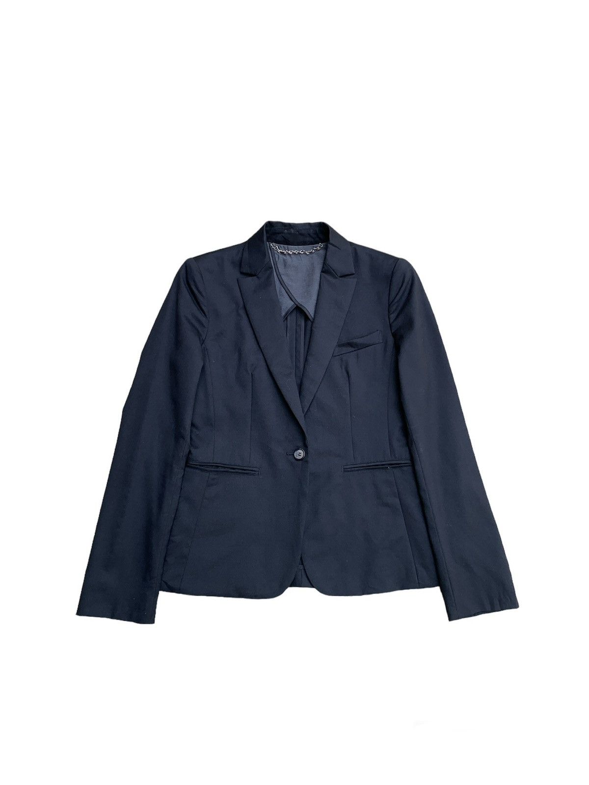 image of Miharayasuhiro Wool Blazer Jacket in Black, Women's (Size Small)