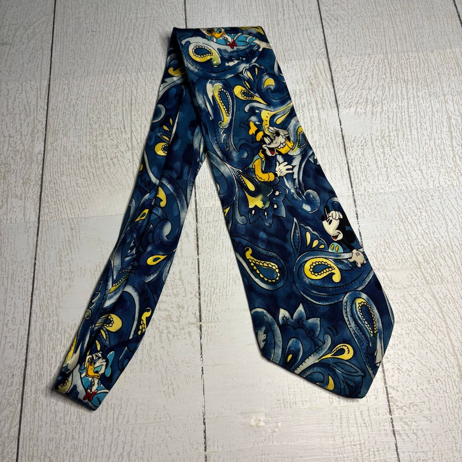 Disney Disney Store 100% Silk Paisley Necktie Size ONE SIZE - 3 Thumbnail