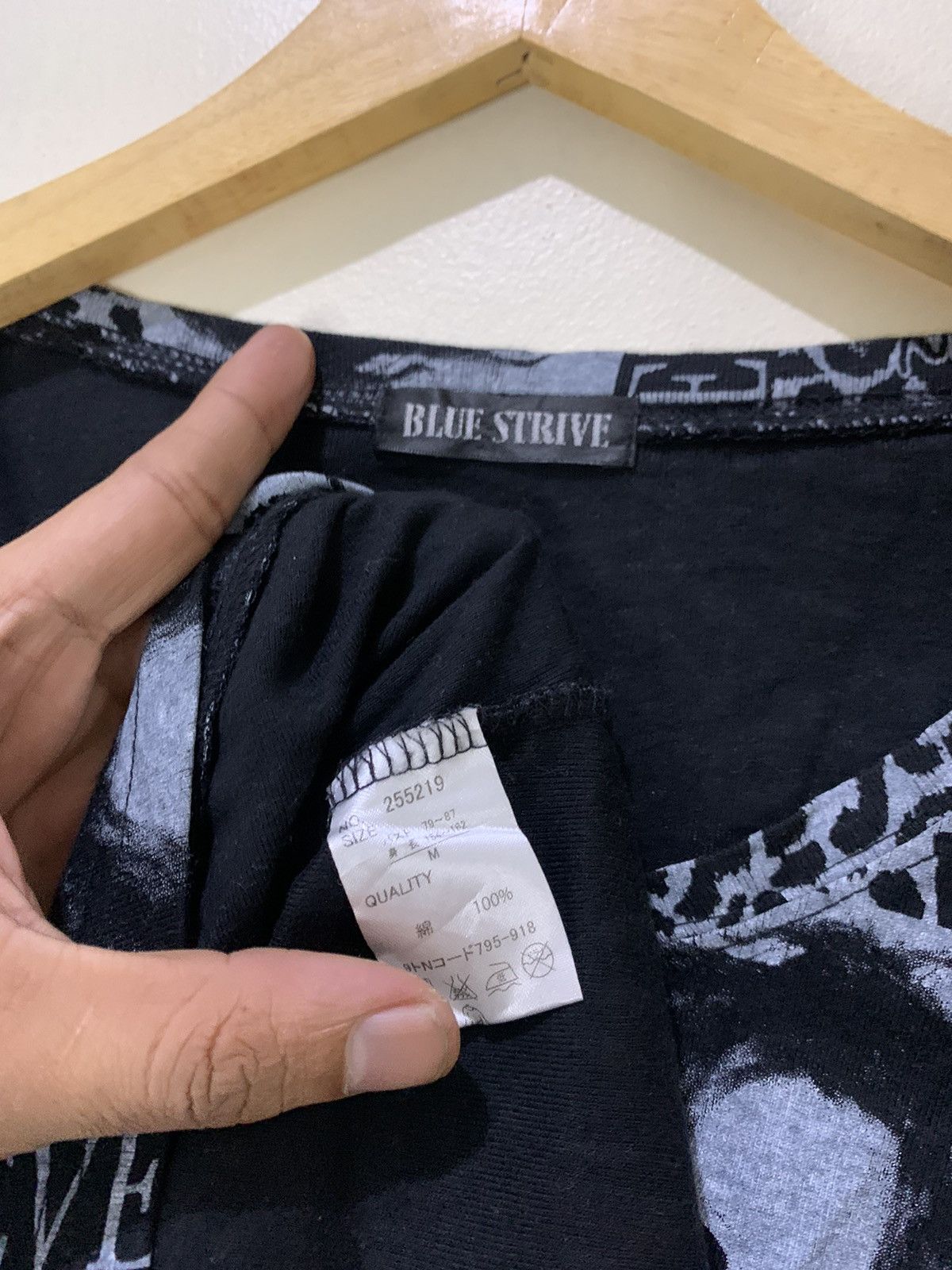 Hysteric Glamour × If Six Was Nine × Japanese Brand Vintage Blue Strive Inspired Hysteric Glamour Size M / US 6-8 / IT 42-44 - 4 Thumbnail
